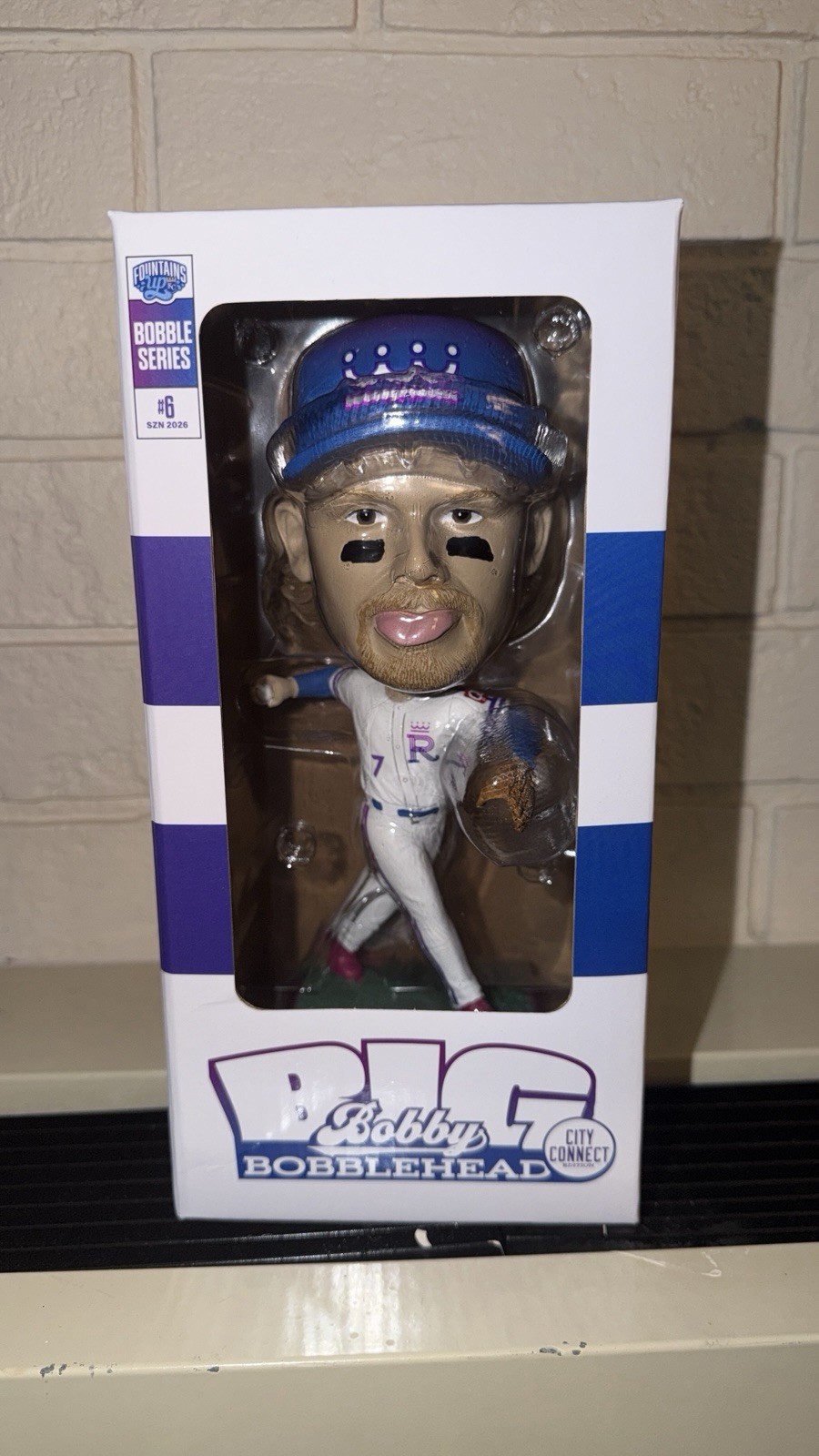 👑 BIG BOBBY WITT JR ROYALS CITY CONNECT Bobblehead 7-17-26 SGA NIB👑