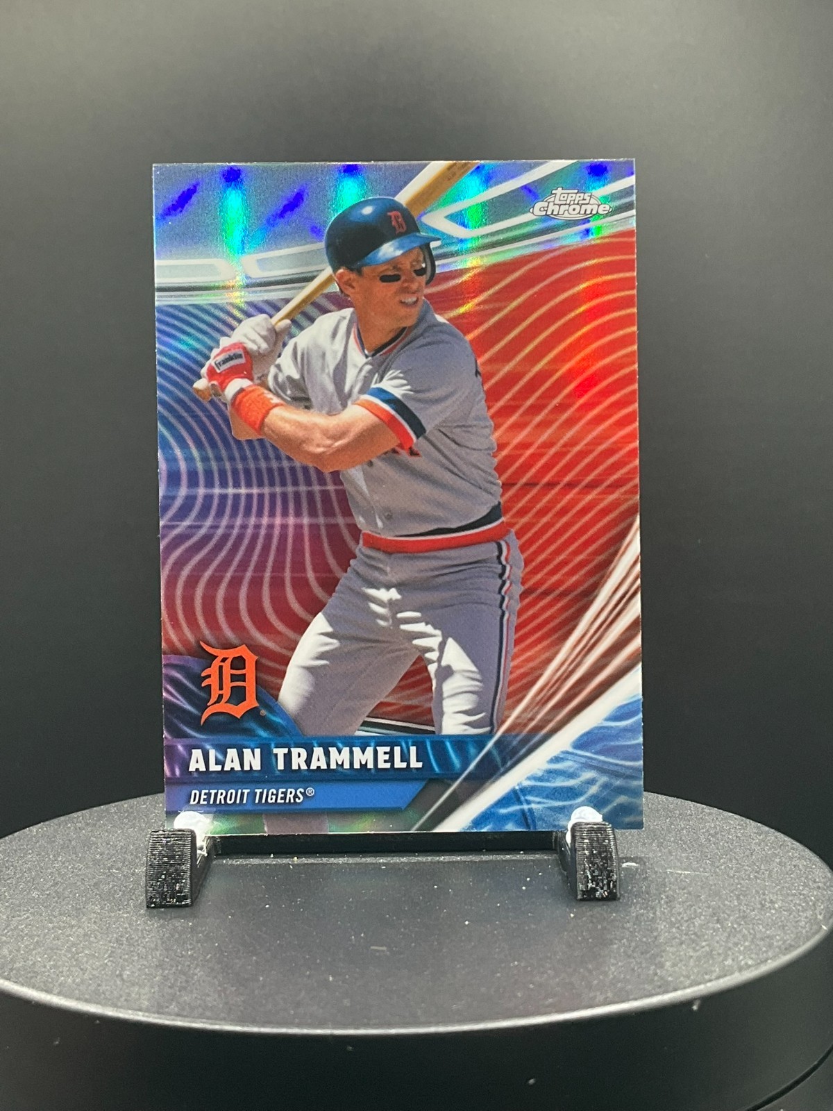 2026 Topps Chrome Baseball Rivals – Away RVA-19 Alan Trammell, Detroit Tigers