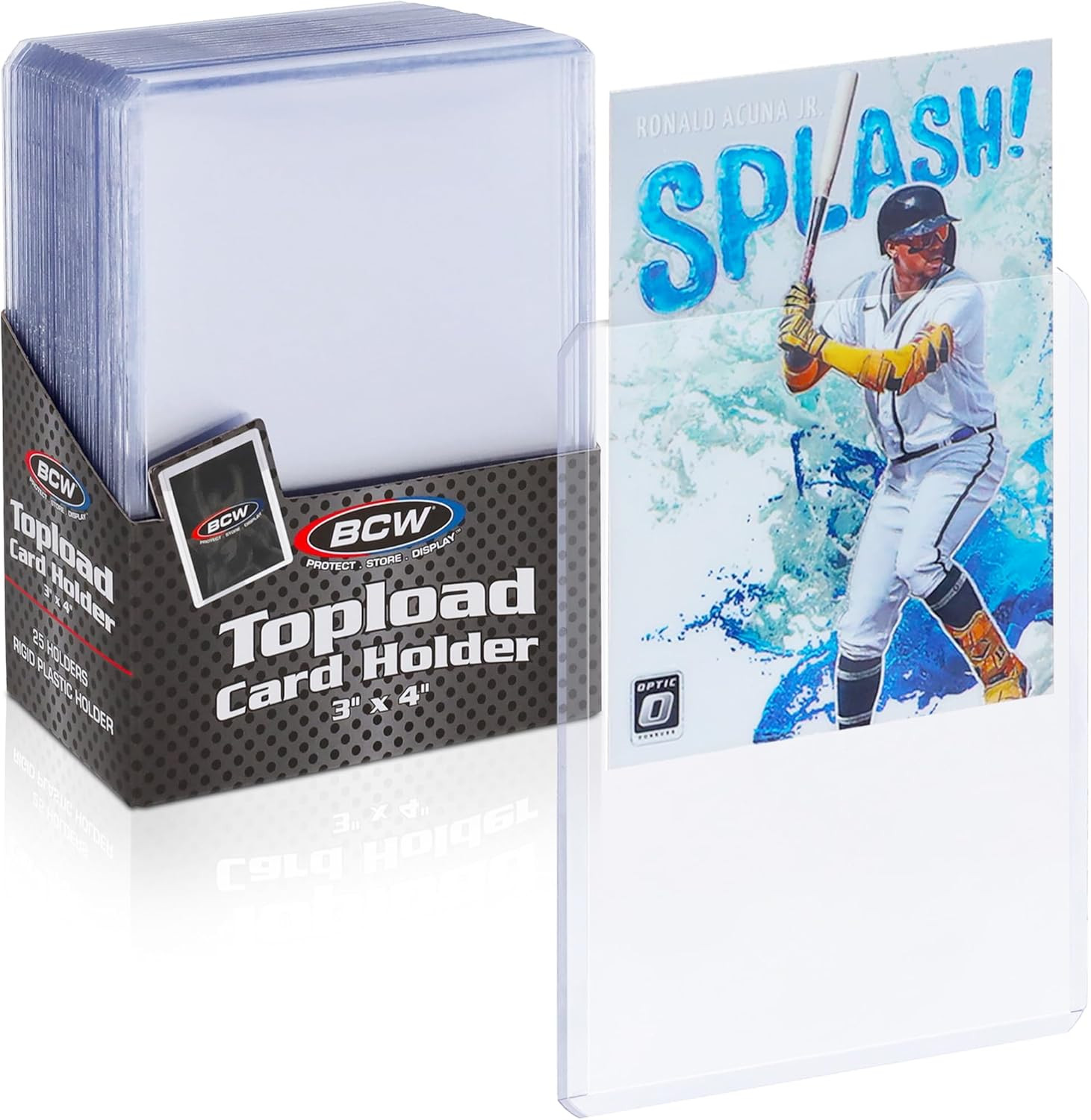 3″ X 4″ Topload Card Holder for Standard Trading Cards up to 20 Pts 25