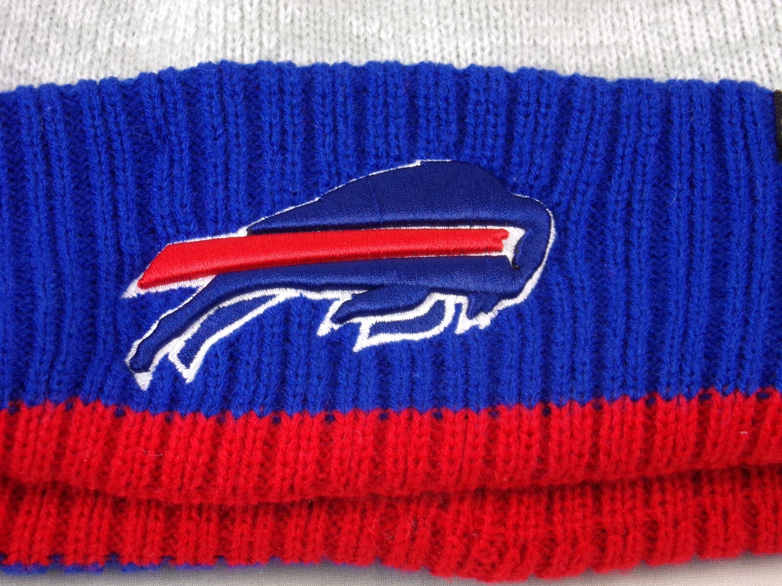 Buffalo Bills NFL ’47 Beanie Pom Cuffed Knit Embroidered Team Logo Hat