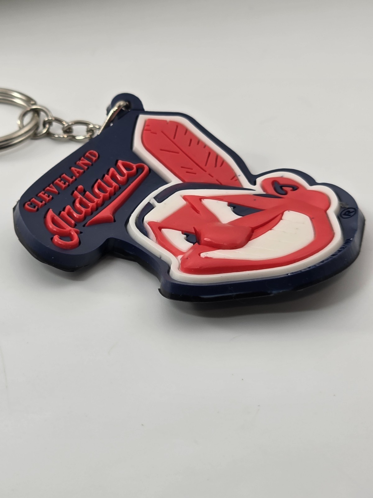 Cleveland Indians Vintage MLB 1999 Chief Wahoo Flexible Rubber Keychain