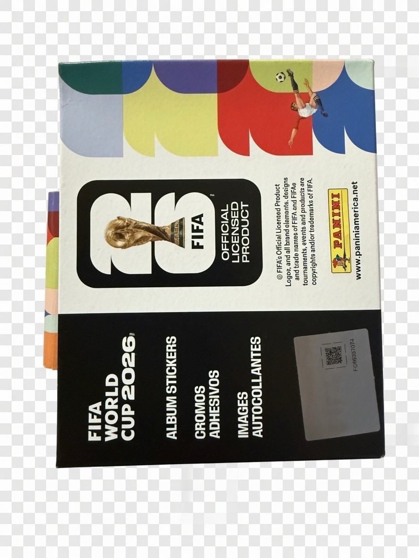 2026 FIFA World Cup Sticker Collection Box – 50 Sticker Packs As IS