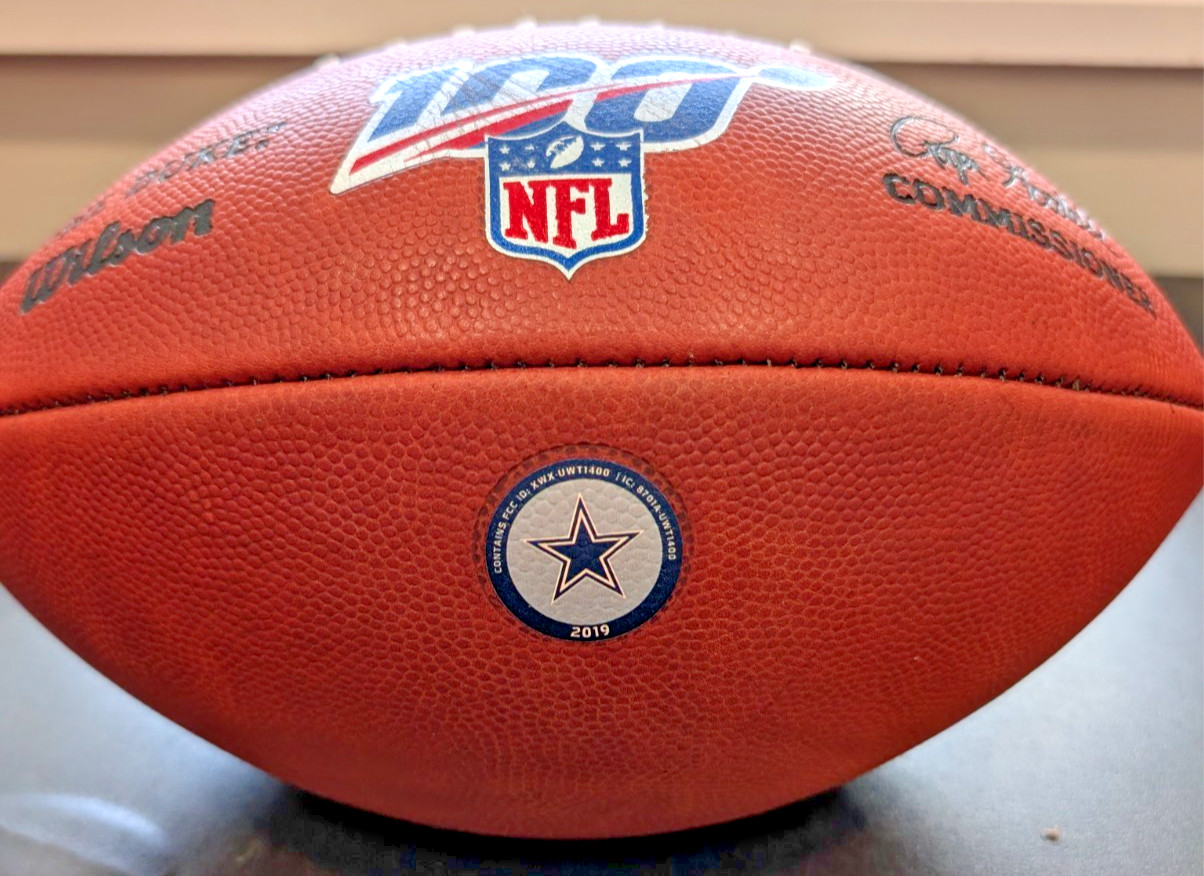 NFL 100th Anniversary Season Wilson The Duke Leather Football Dallas Cowboys :