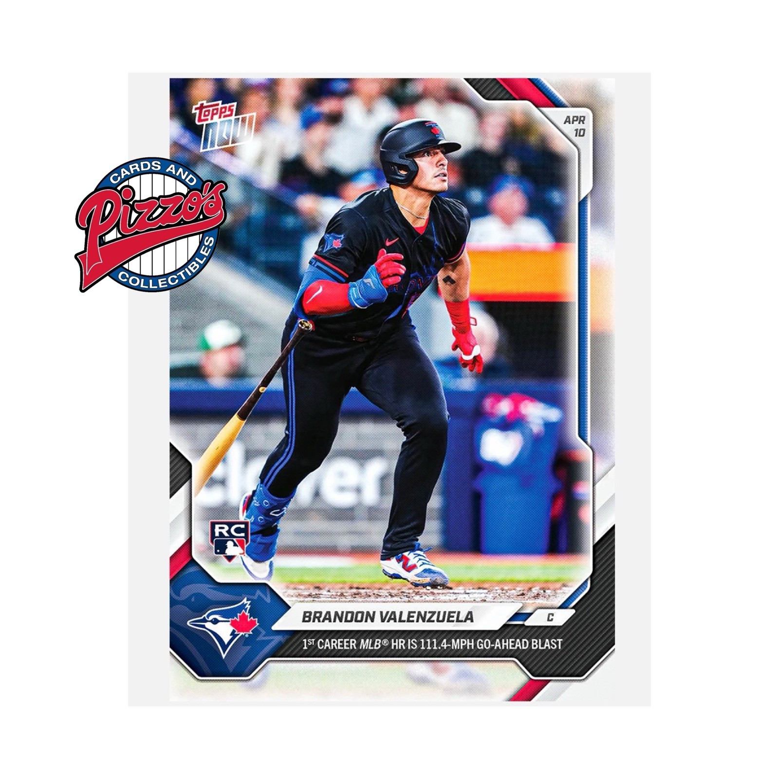 Brandon Valenzuela RC 1st HR Blue Jays 2026 MLB Topps NOW Card 68 In Hand