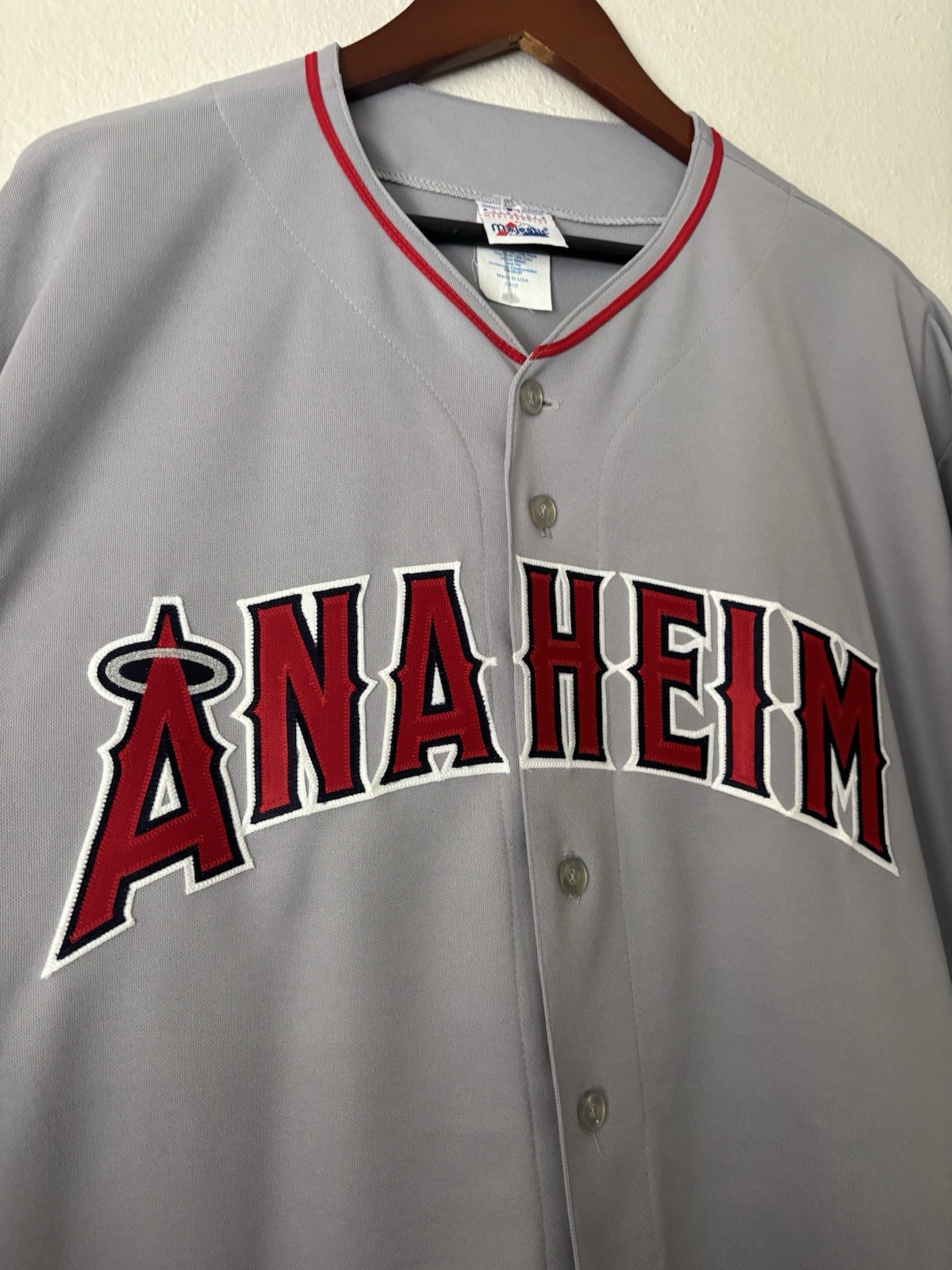 Vintage 90s MLB Anaheim Angels majestic Jersey – XL “Anaheim” Spell out