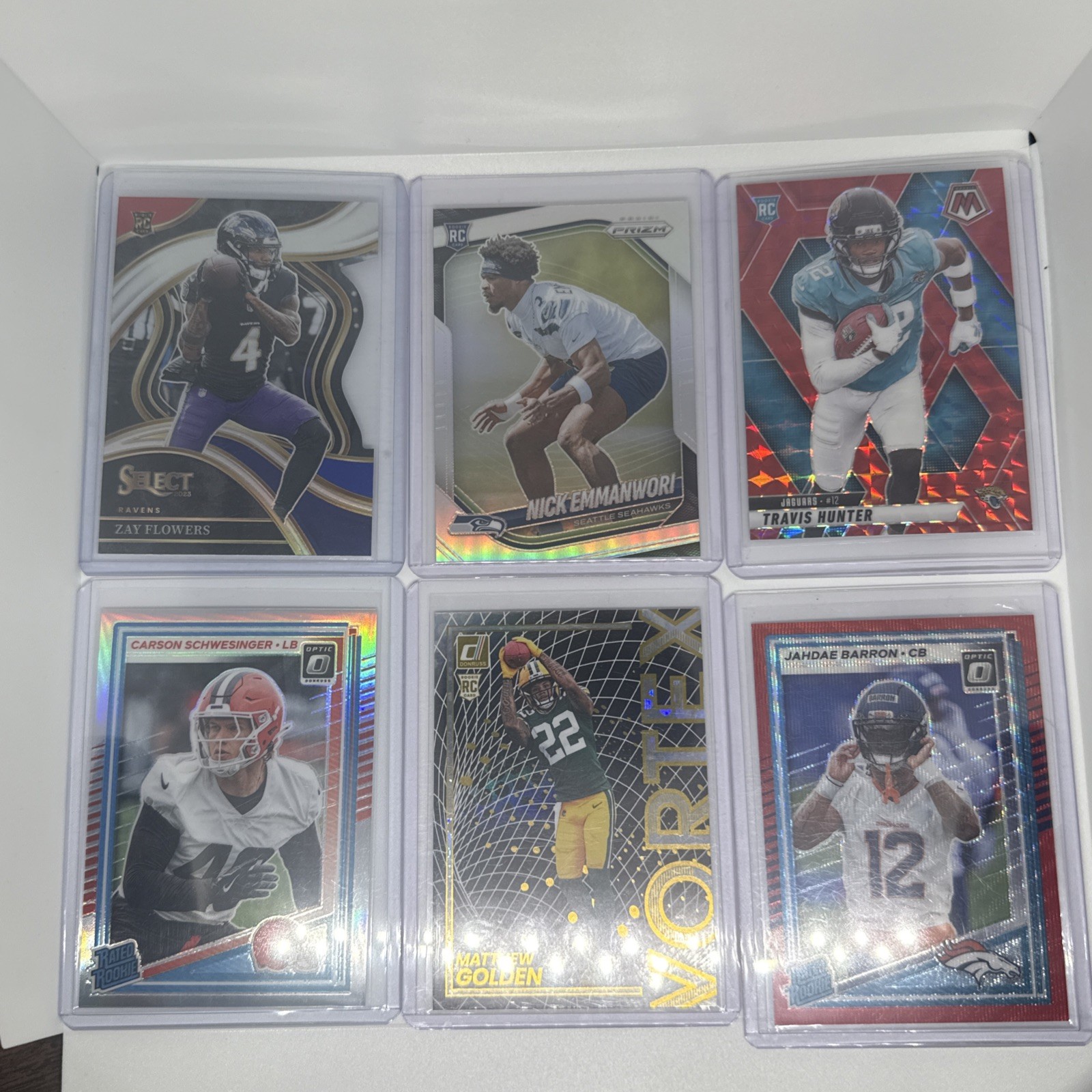 Sports Card Lot – Basketball & Football – Rookies and Vets