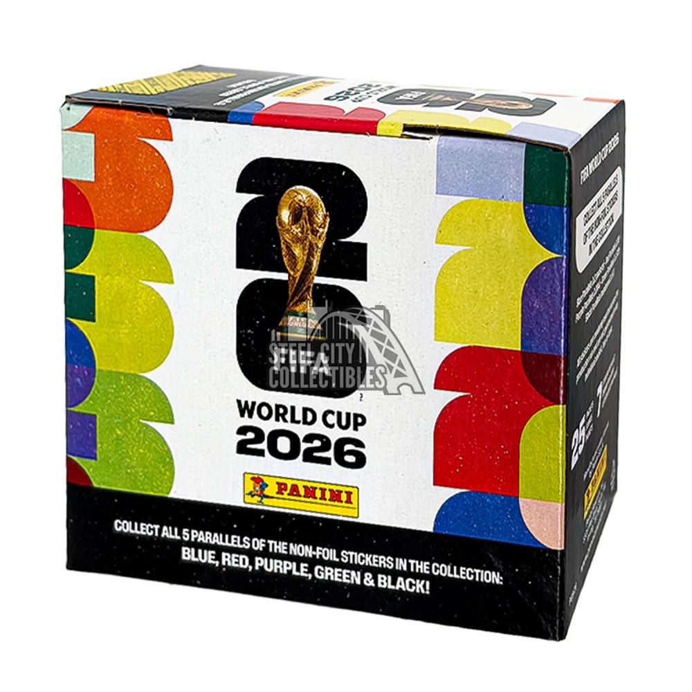 2026 Panini FIFA World Cup Soccer Sticker 25-Pack Box