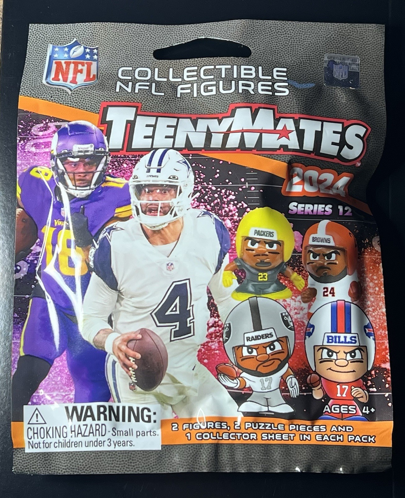 NFL TeenyMates 2024 Figurines Blind Pack