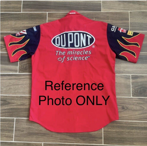 Vintage Jeff Gordon #24 DuPont Racing Winston Cup Official Pit Crew Shirt XL USA