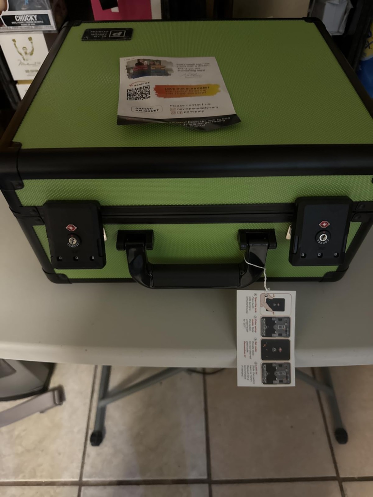 Zion Design Trading Card Storage – TSA Lock – Navy Blue*-~