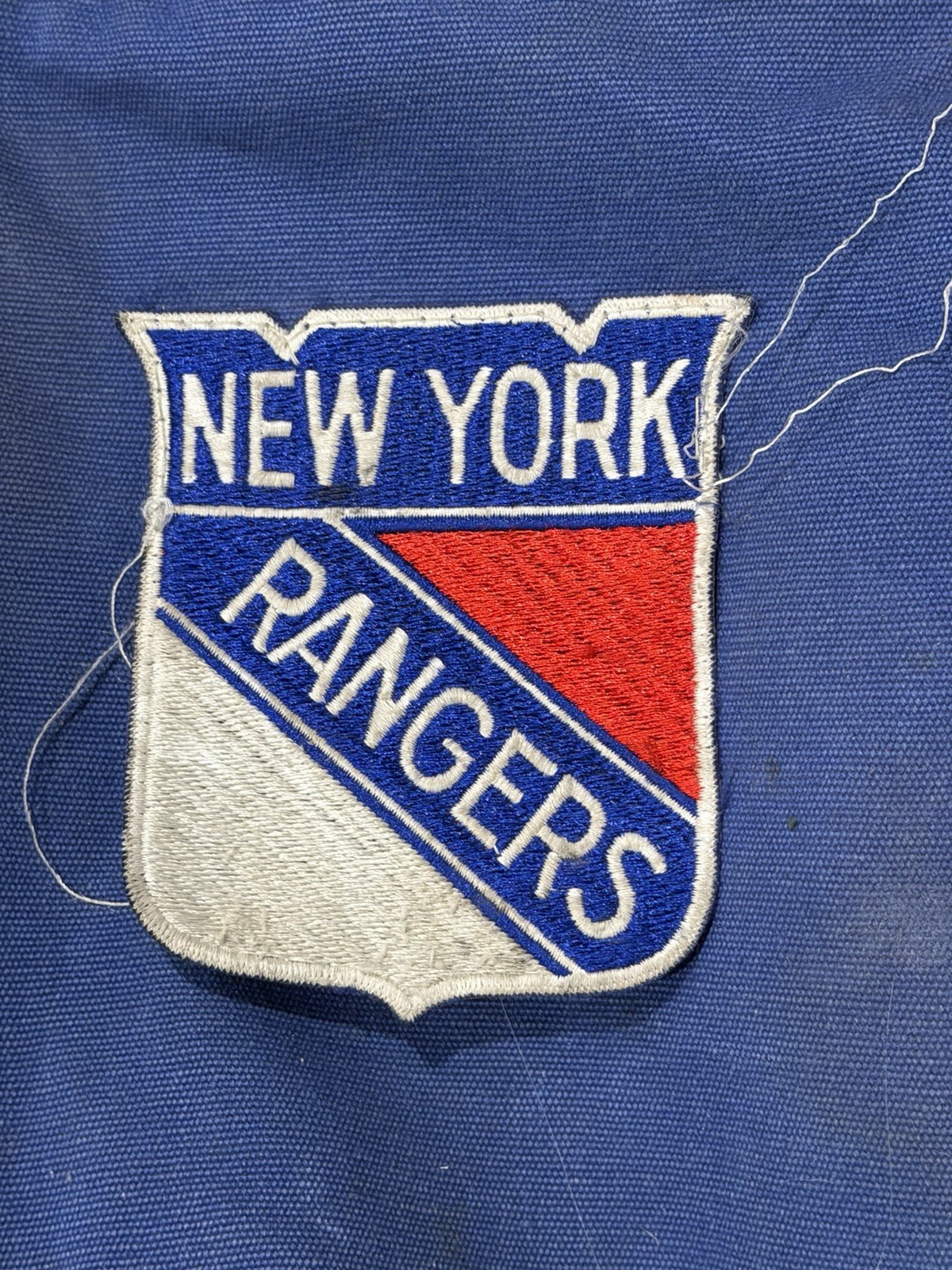 Cosby New York Rangers Equipment Bag Canvas NHL Hockey Bag Team Issued NHL
