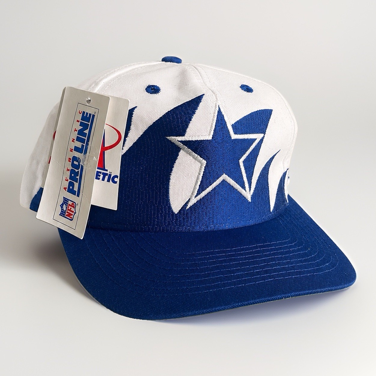 Vintage 90s Dallas Cowboys Logo 7 Athletic Sharktooth NFL Snapback Hat NWT