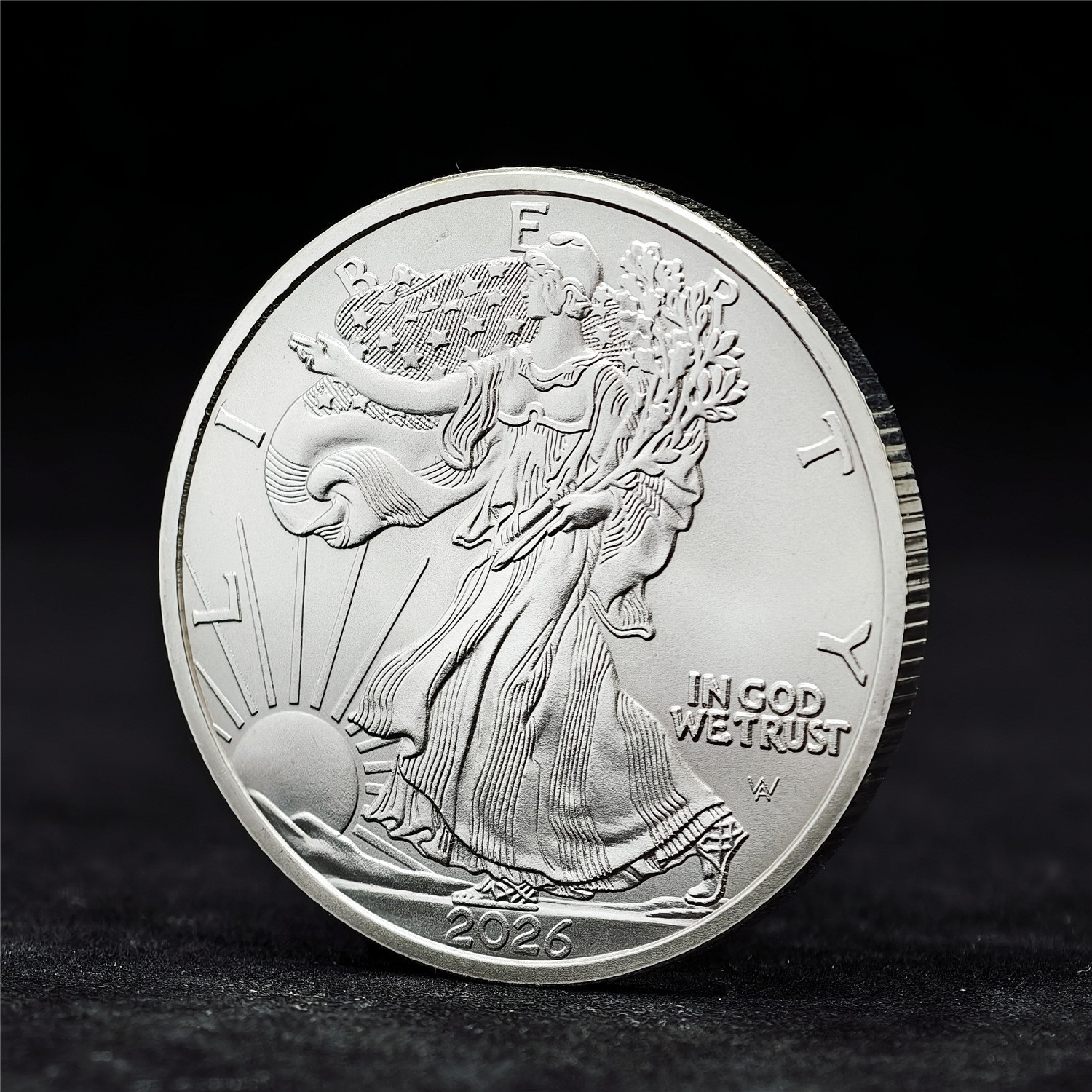 2026 Walking Liberty One D0lIar Siver Bullion Round