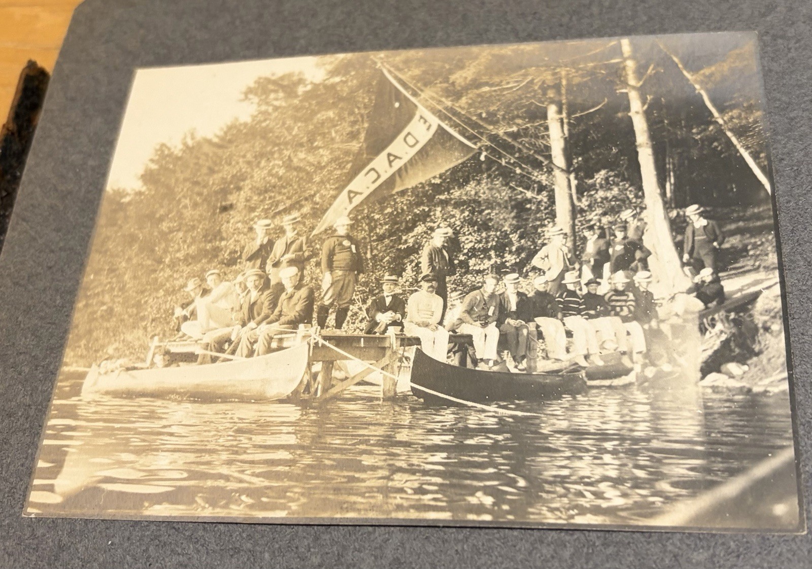 1906 ROWING CREW PHOTO ALBUM ACA EDACA ICC UNKNOWN LOCATION 39 PICS