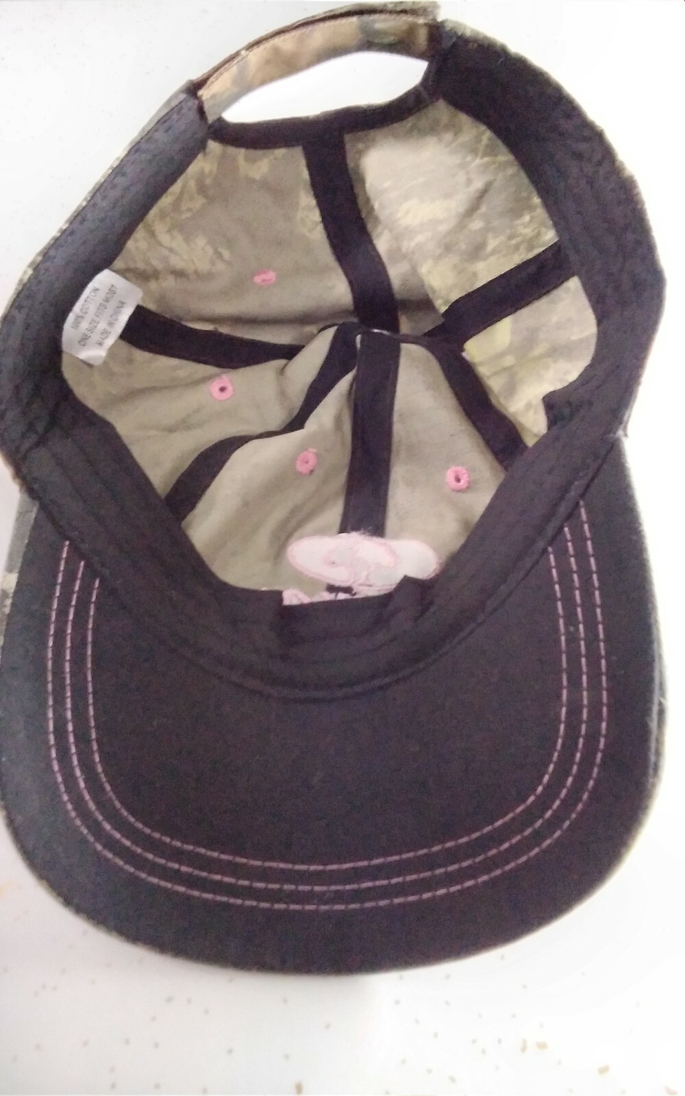 Mossy Oak Logo Women Brand Camo Pink Embroidered Adjustable