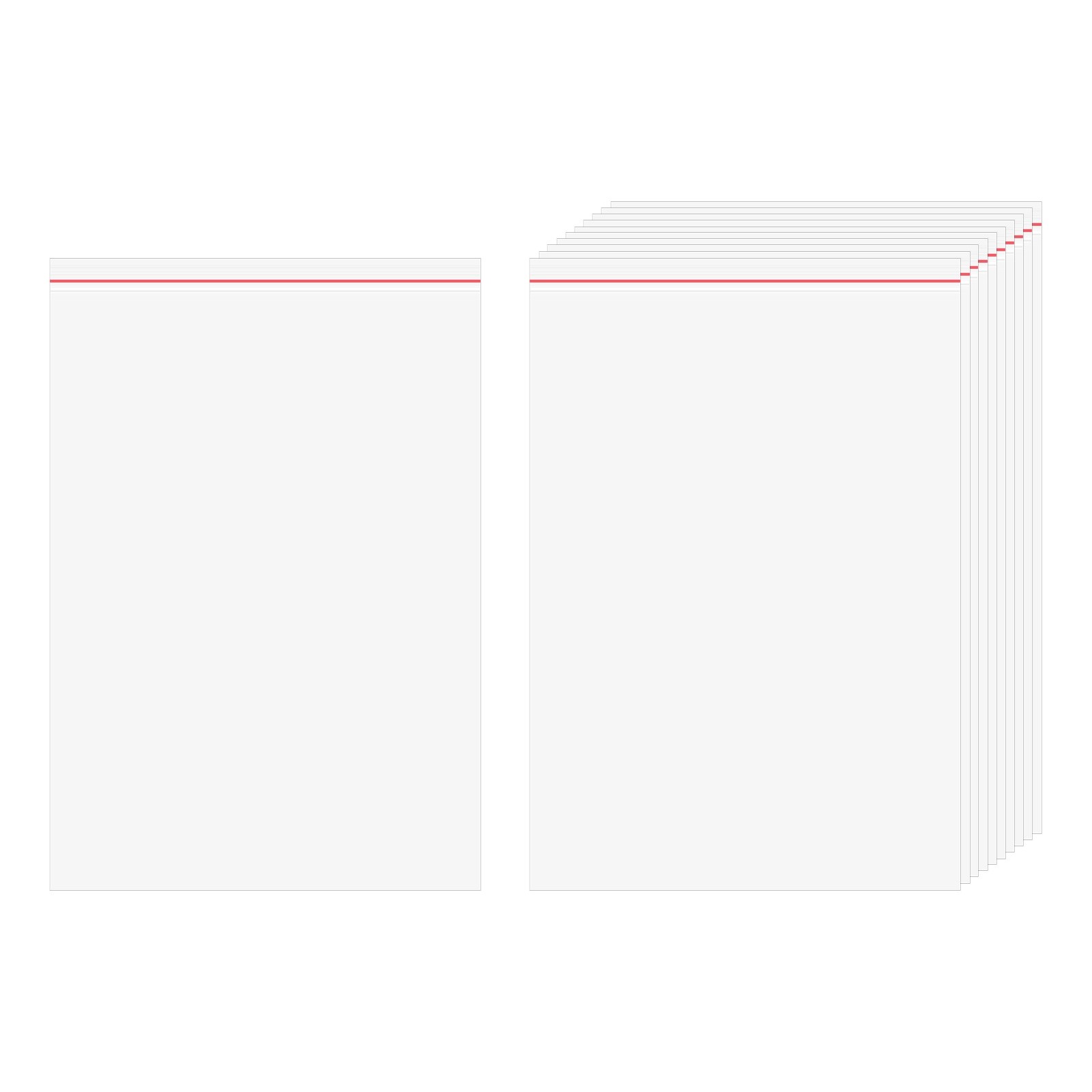 100 Pcs Small Plastic Bags, 8.7″ x 8.7″ Mini Clear Reusable Zip Poly Bag