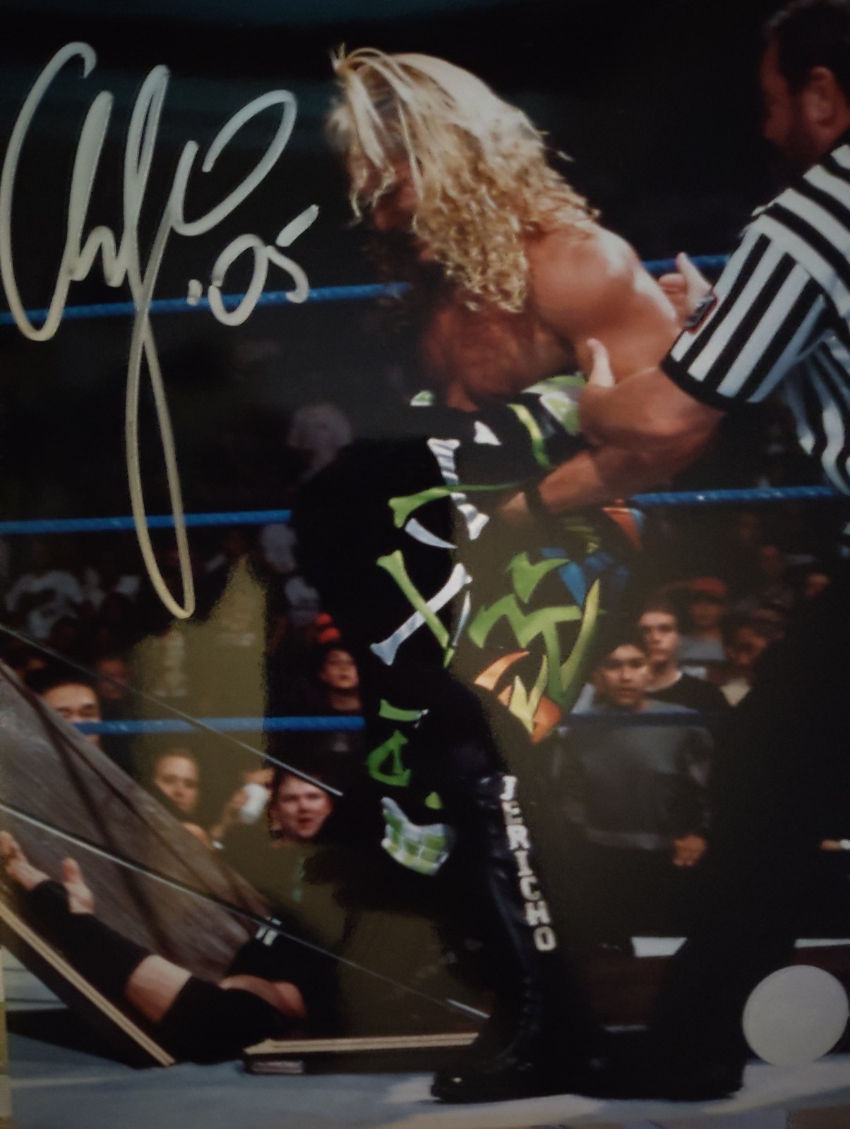 Chris Jericho Signed Racing Reflections Official Wwe WWF 8×10 Photo