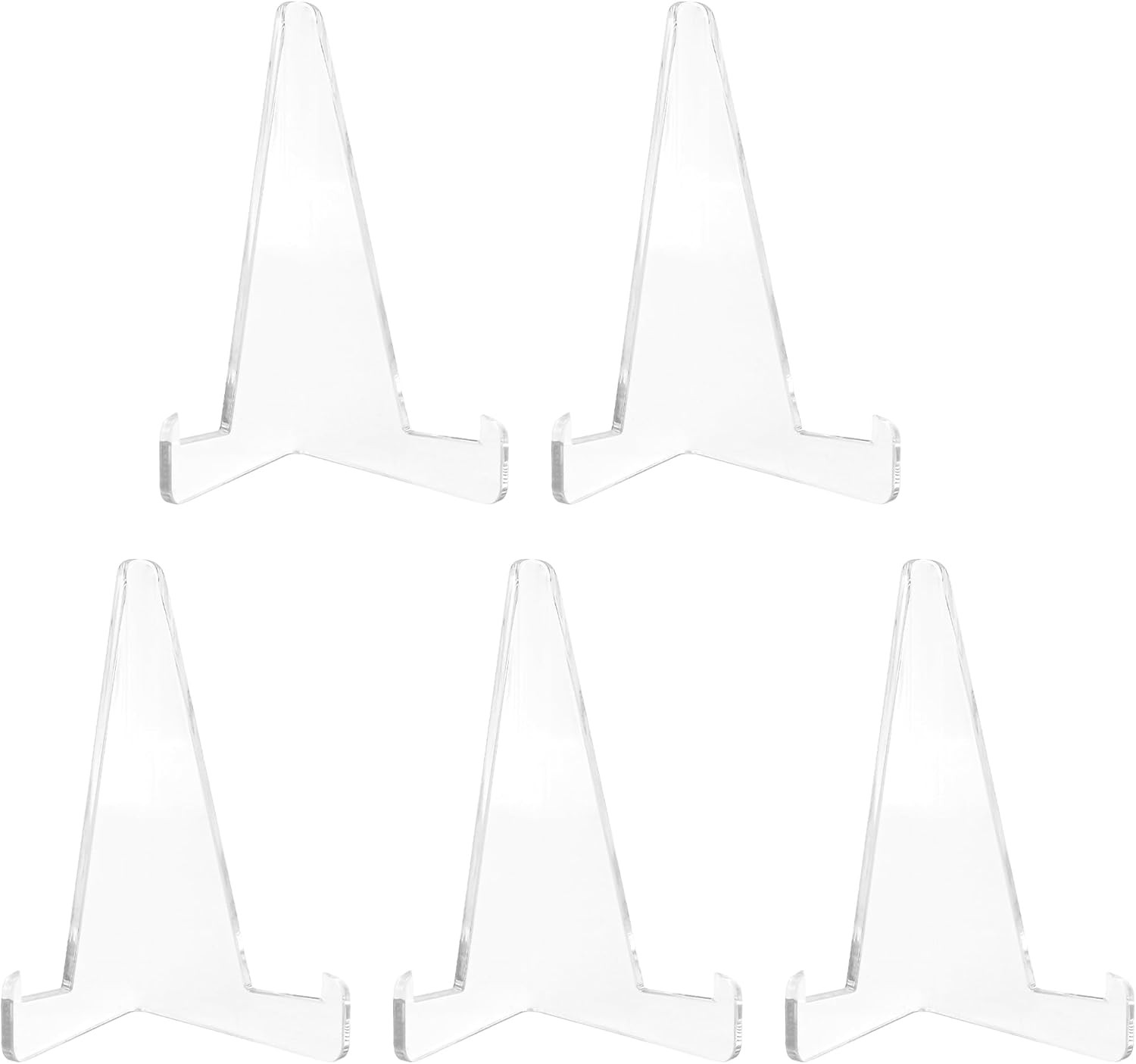 5-20x Plastic Card Display Stand, Super Hard Clear Display for Baseball, Sports