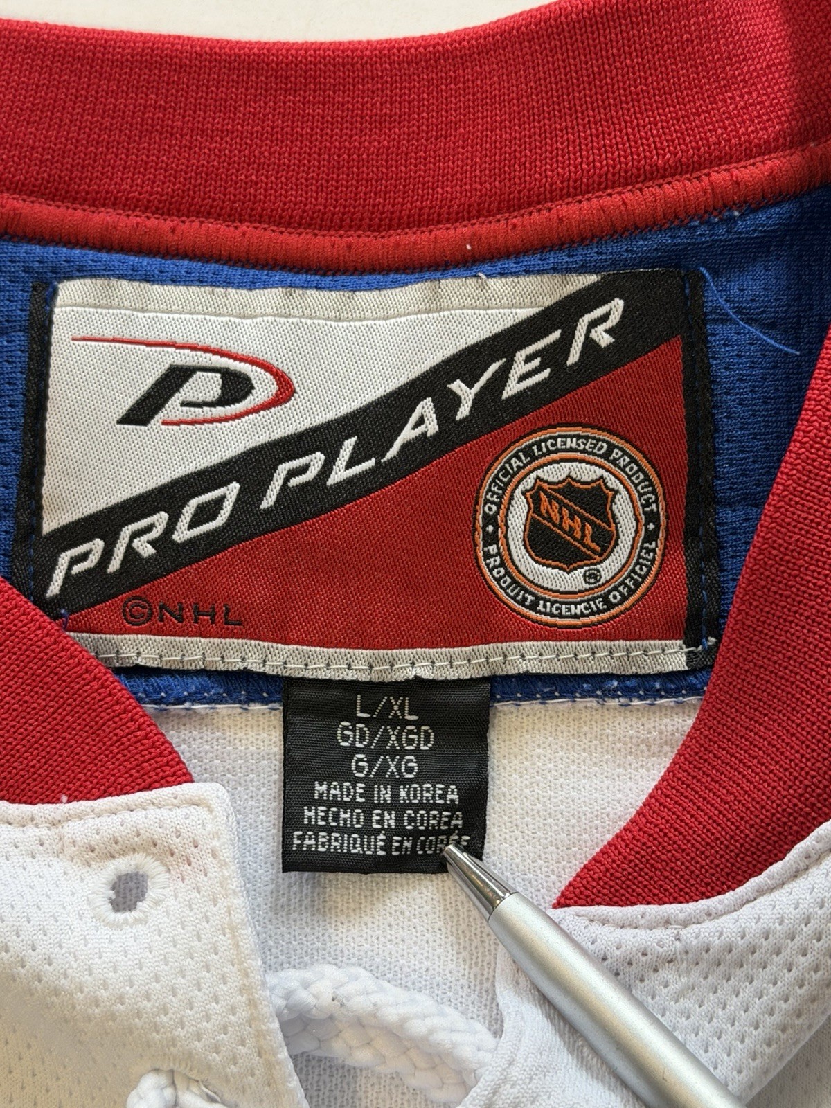 Vintage New York Rangers Pro Player NHL Hockey Jersey – Size L/XL