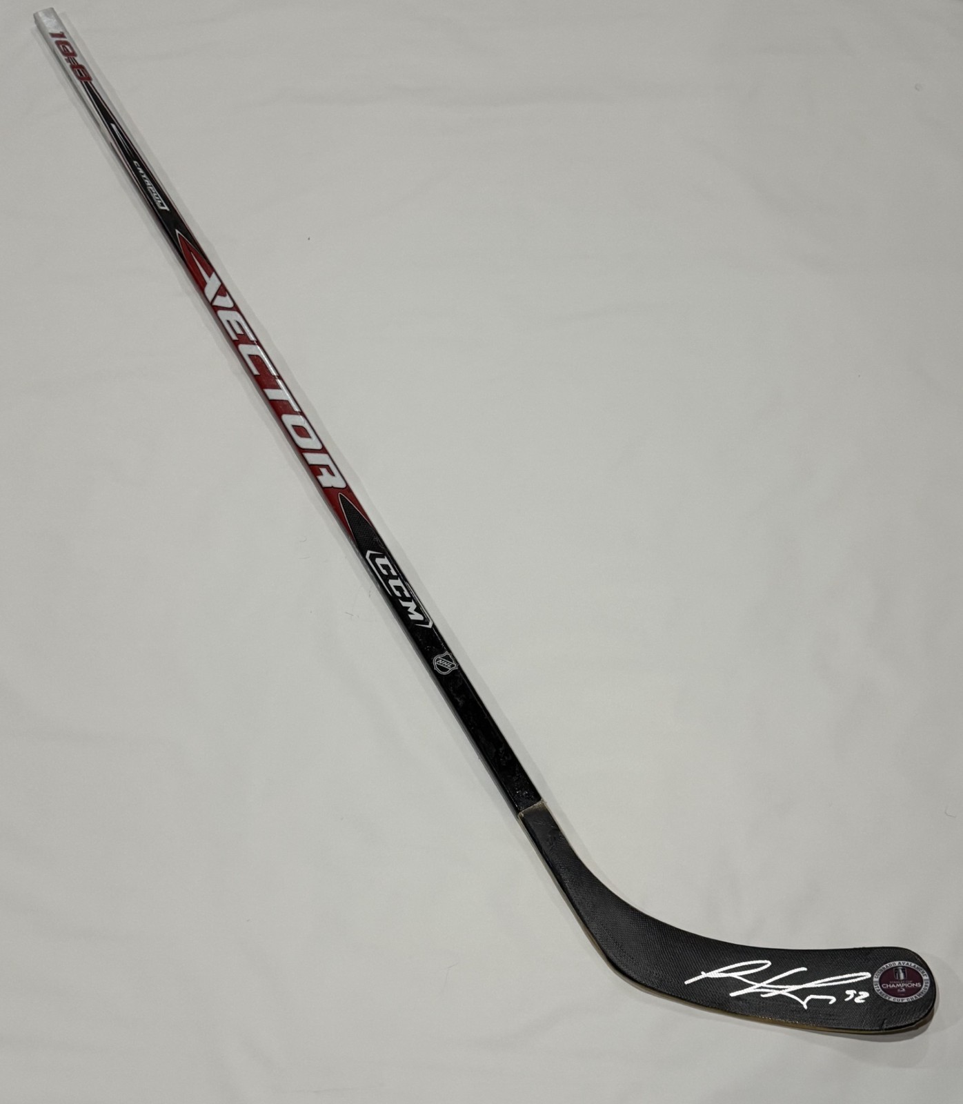 GABRIEL LANDESKOG SIGNED F/S HOCKEY STICK COLORADO AVALANCHE 2022 CHAMPS JSA COA