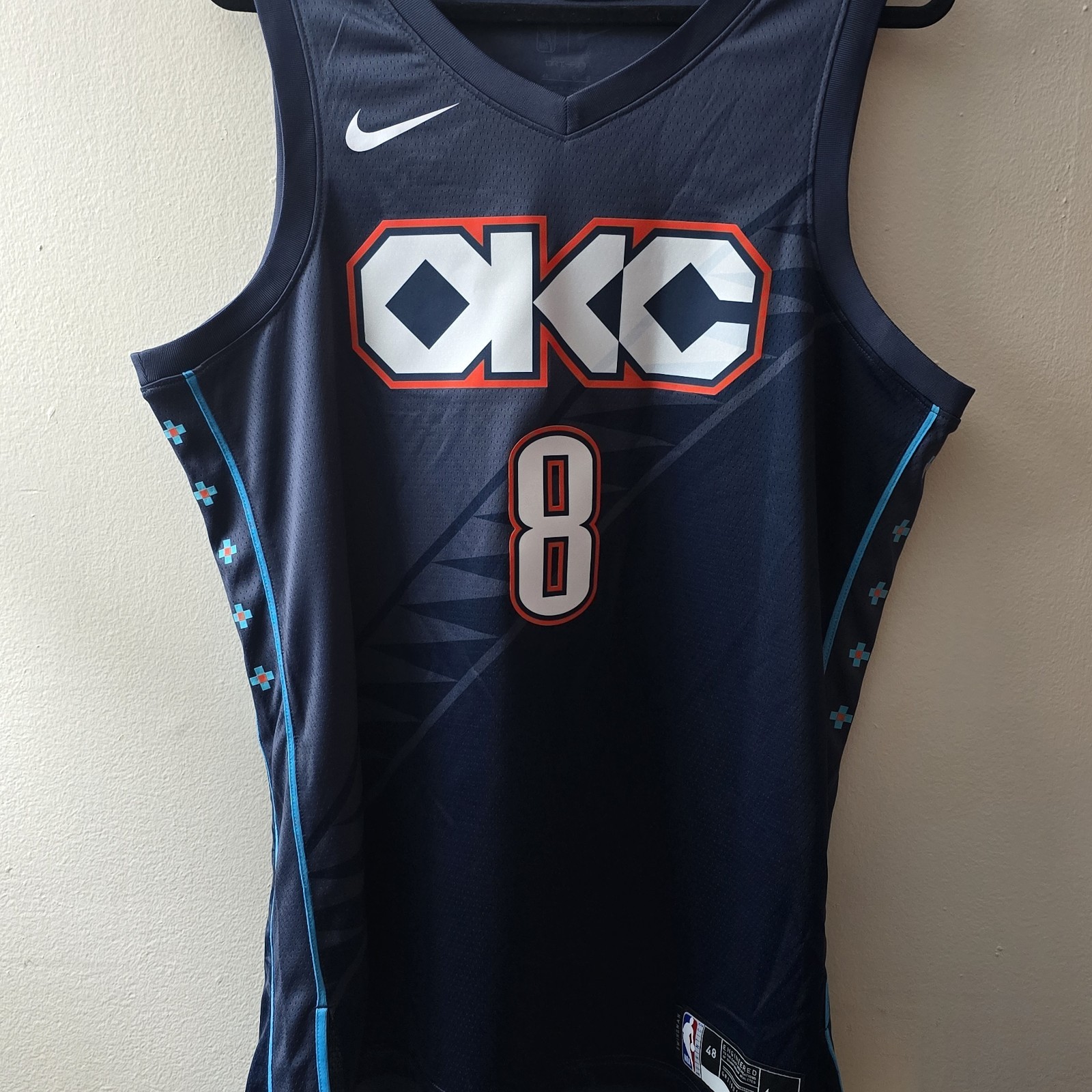 Nike Oklahoma City Thunder City Edition Custom Marcellino #8 Swingman Jersey…
