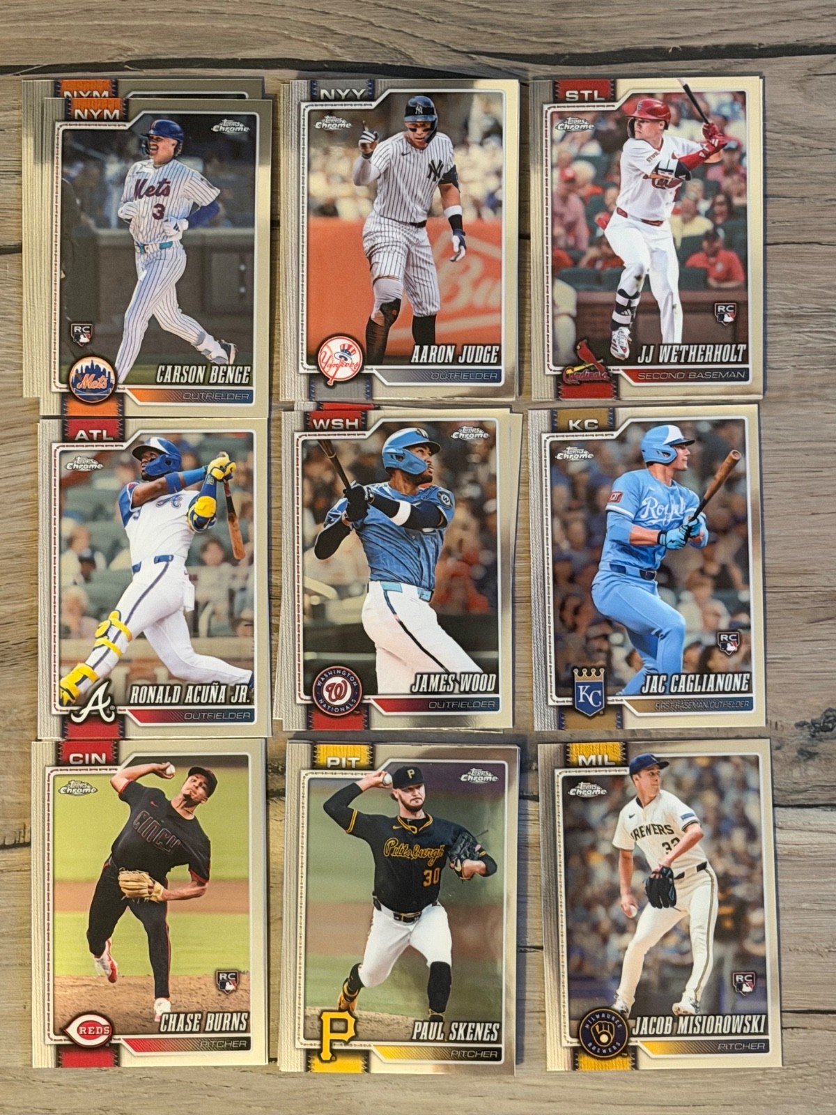 2026 Topps Chrome Baseball – Inserts-Autographs-Rookies-Stars-Parallels