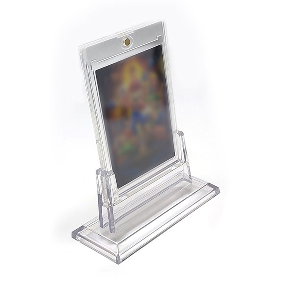 5-30Pcs Magnetic Card Holder Base Trading Card Display Stand Protector Case Base