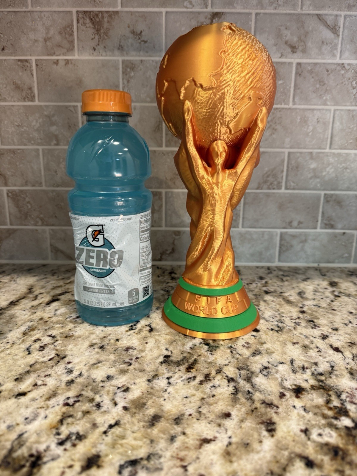 3D Printed FIFA World Cup Trophy. 2026. 10 Inches Tall