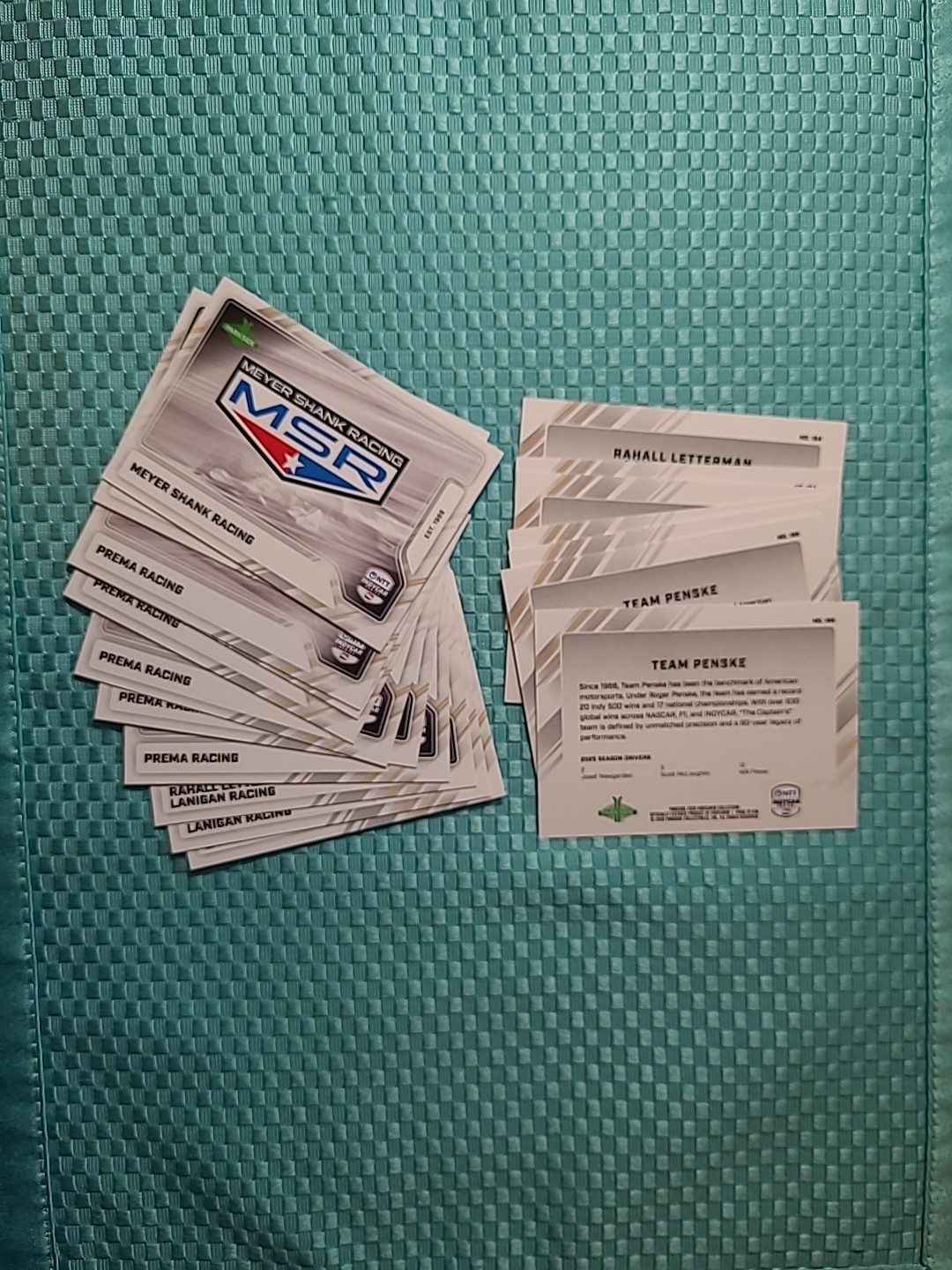2026 Parkside Indycar NTT Collection Base Singles (Pick Your Card)