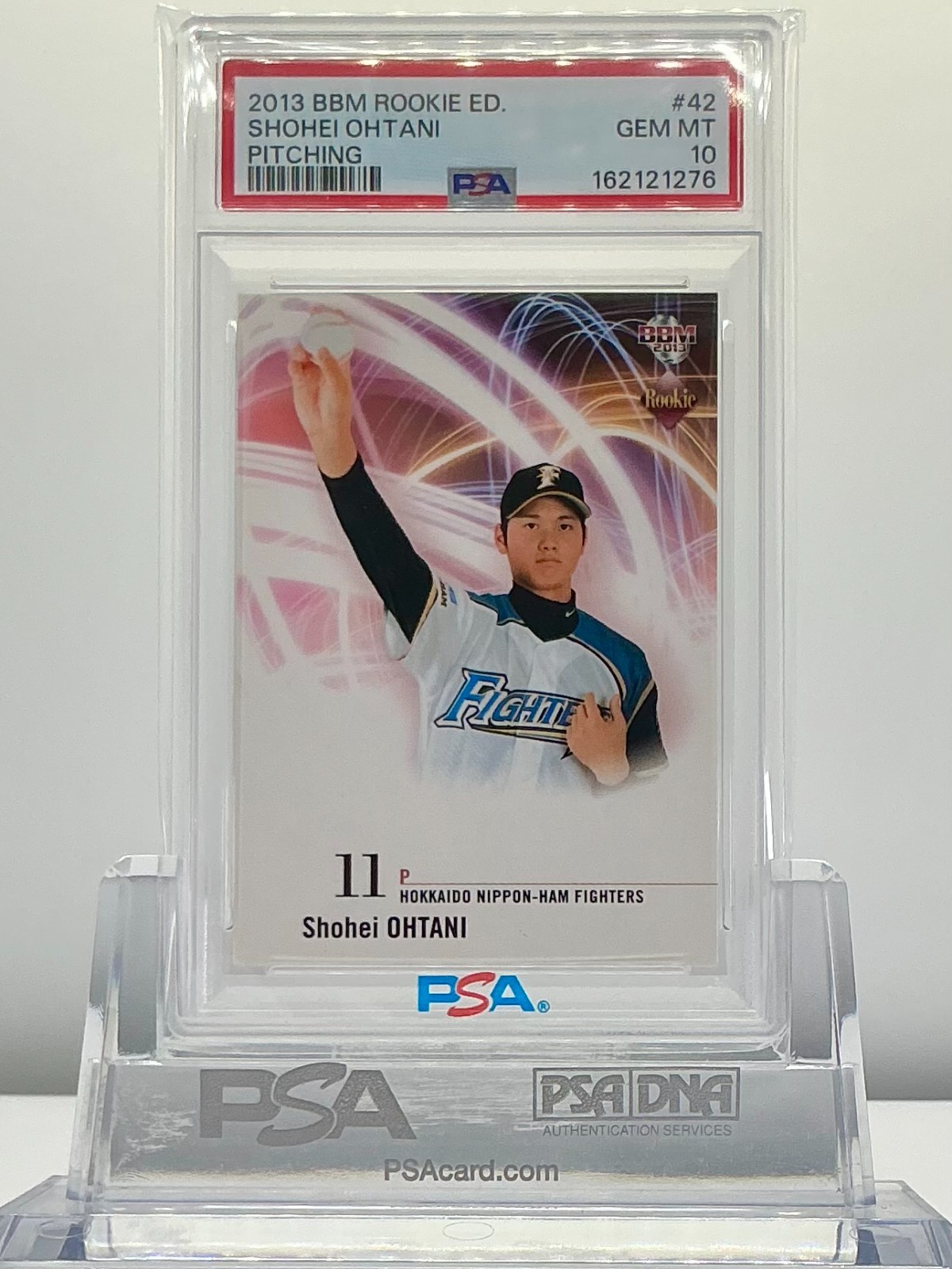 SHOHEI OHTANI 2013BBM ROOKIE EDITION PITCHING #42 PSA10!ROOKIE CARD!LOWPOP!