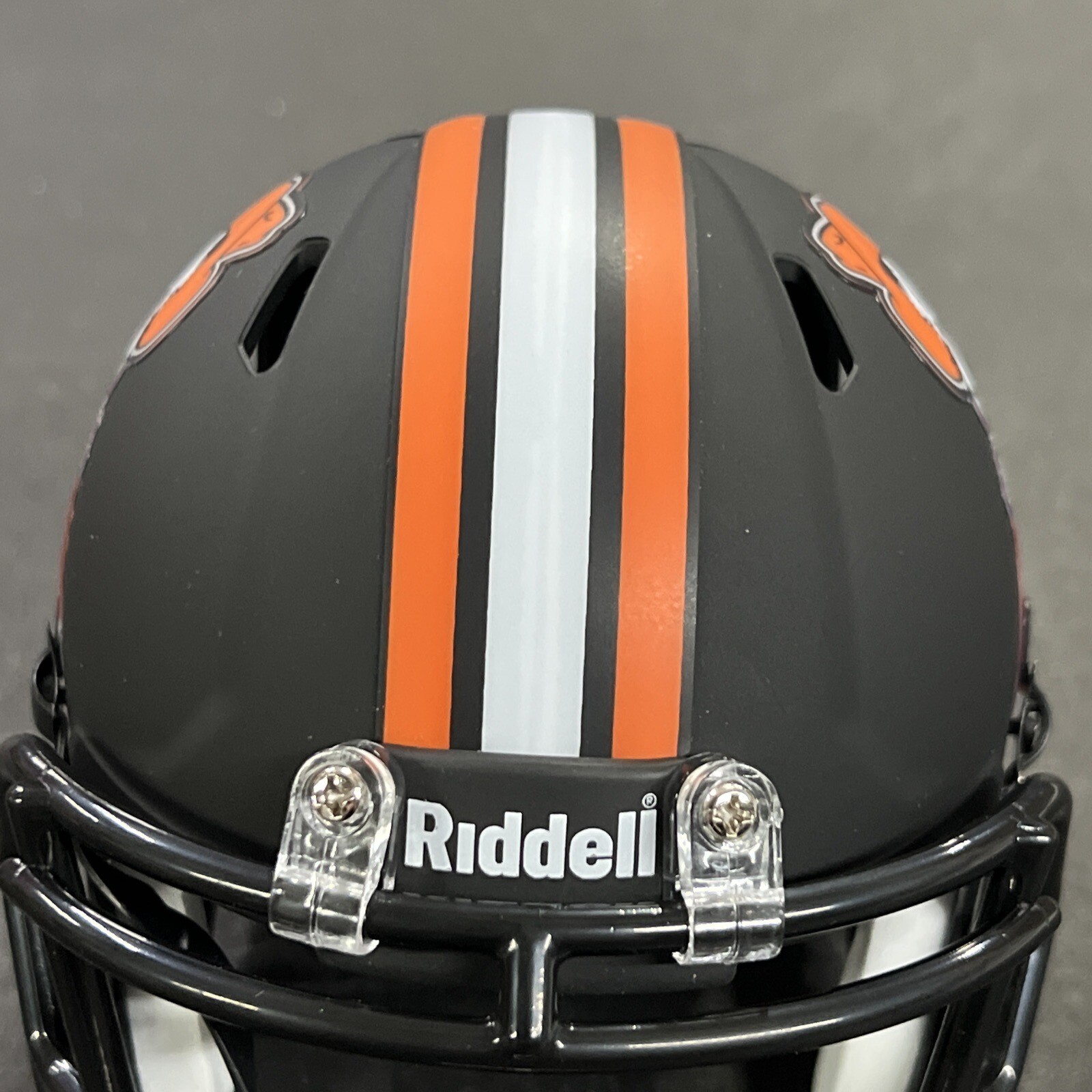 Oklahoma State Cowboys Pistol Pete Riddell NCAA Speed Mini Football Helmet Matte