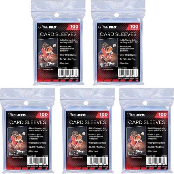 1500 Ultra PRO Penny Sleeves® Clear Card Sleeves for Standard Size Trading Cards