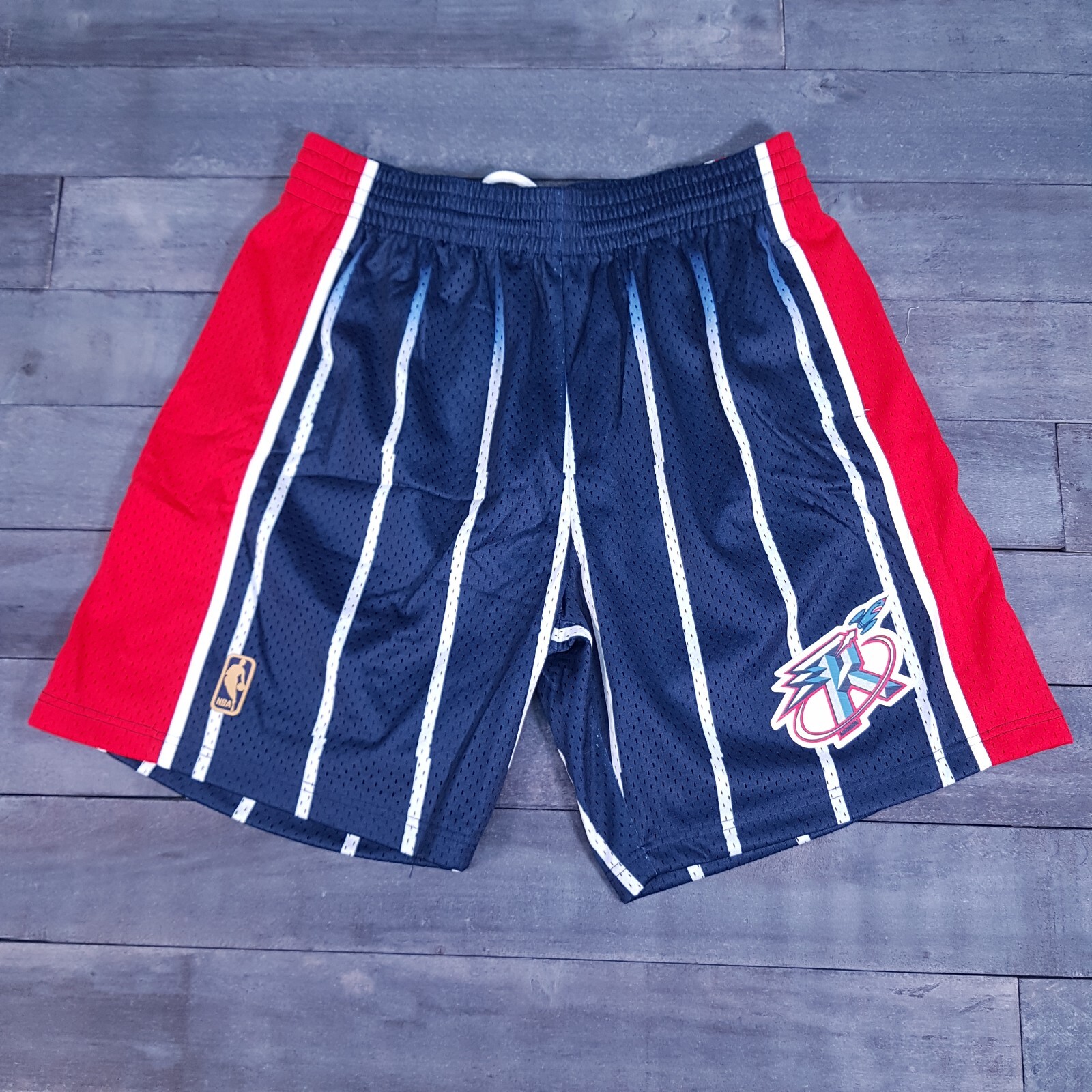 MITCHELL & NESS NBA Swingman Houston Rockets 96-97 Basketball Shorts Mens XL