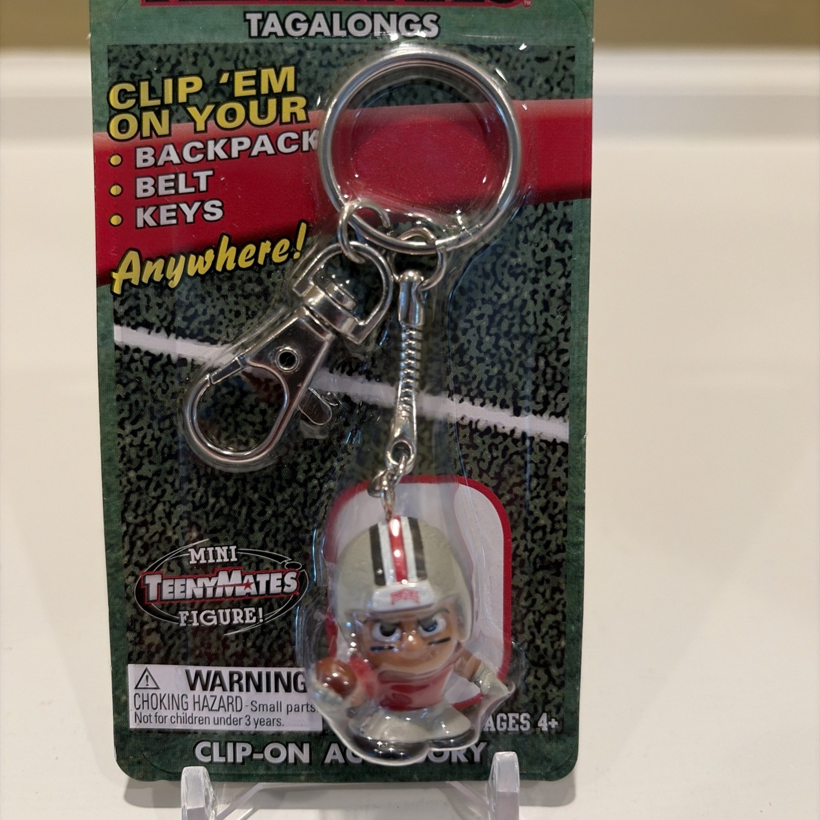 Mini TeenyMates Tagalongs The Ohio State Buckeyes Party Animal Clip On