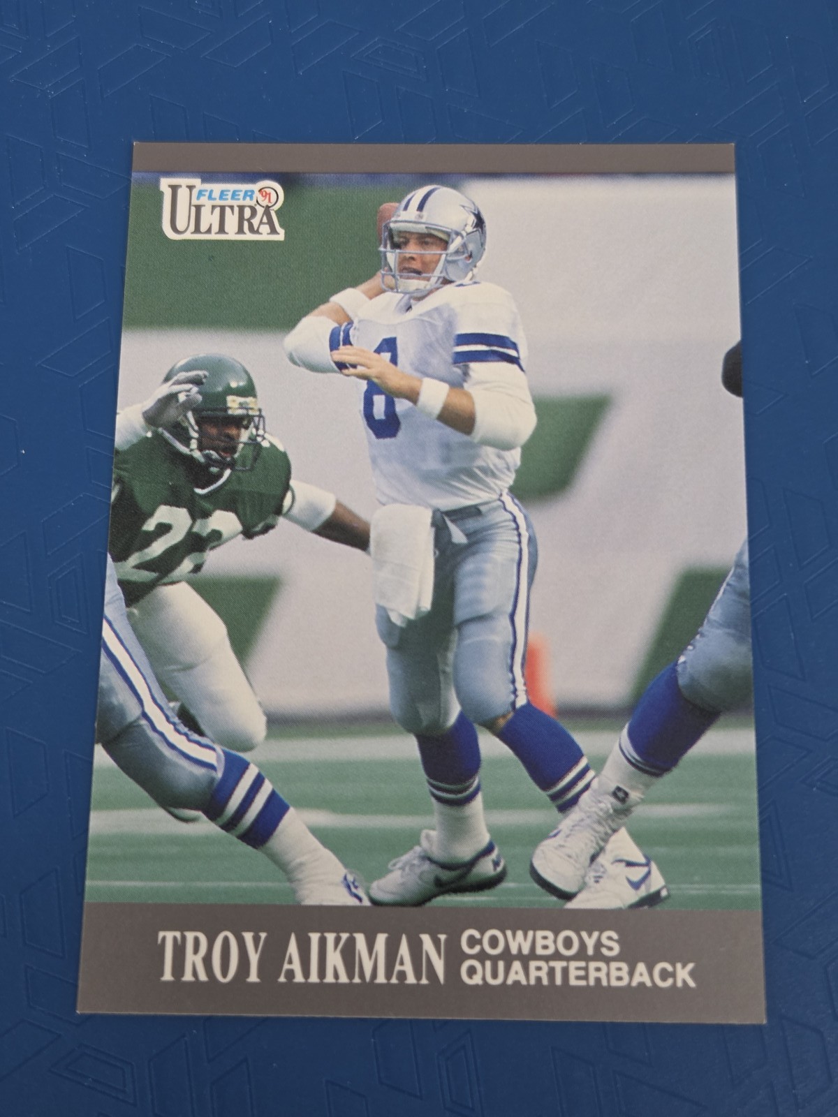 1991 Ultra #162 Troy Aikman Dallas Cowboys FOOTBALL Card 4N