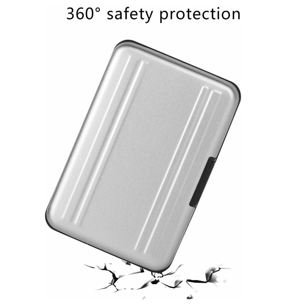 Aluminum Carrying Box Storage Holder 8 Slots for SD SDHC MMC Micro TF Cards C260