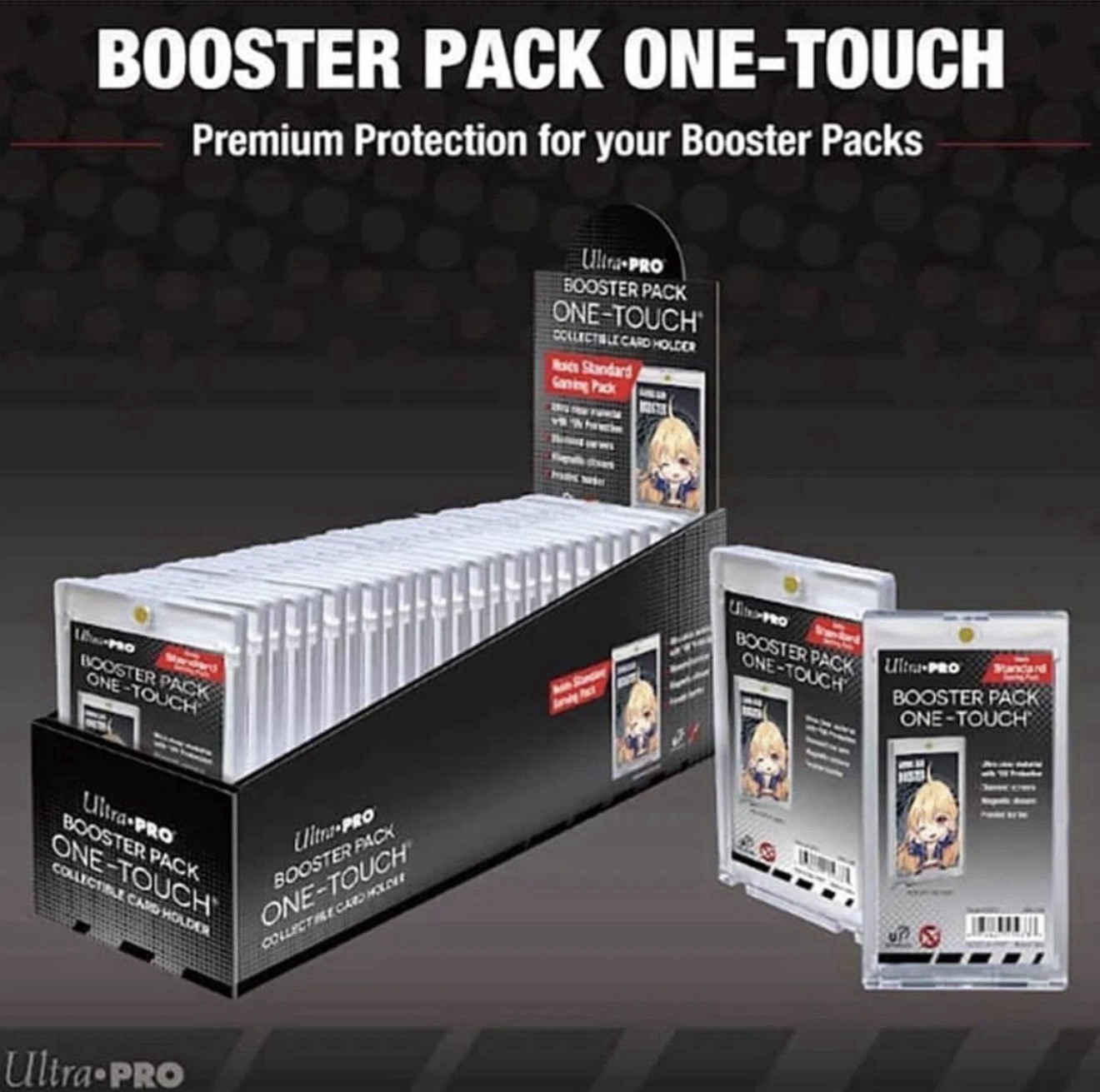 (Box of 10) Ultra Pro Booster Pack One Touch Magnetic Holders For Standard Packs