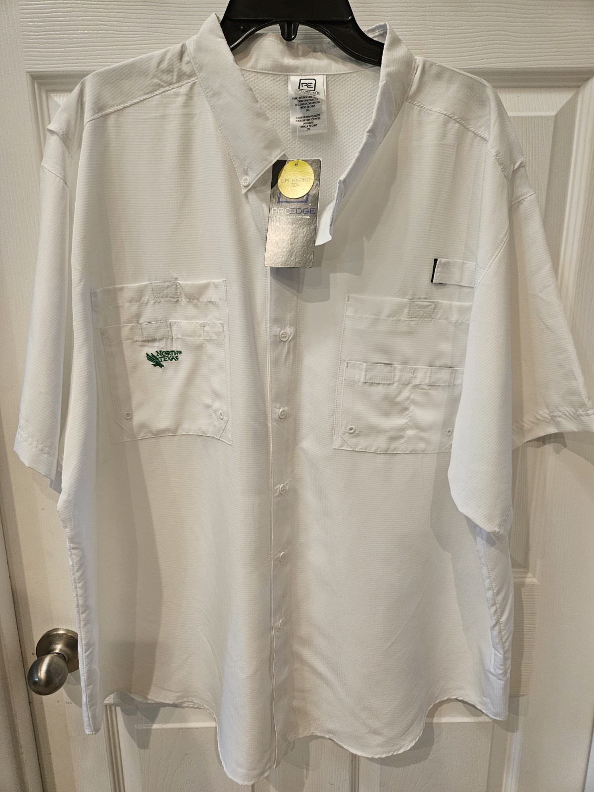 UNT North Texas Mean Green Pro Edge Vented Fishing Shirt 2XL NWT PFG Style