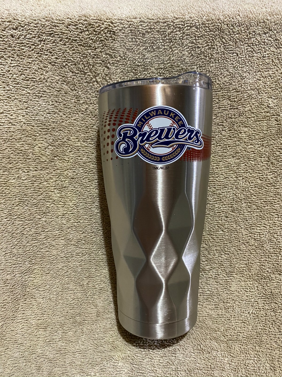 Milwaukee Brewers Tumbler Mug Cup 22oz Stainless Steel Baseball MLB NEW!