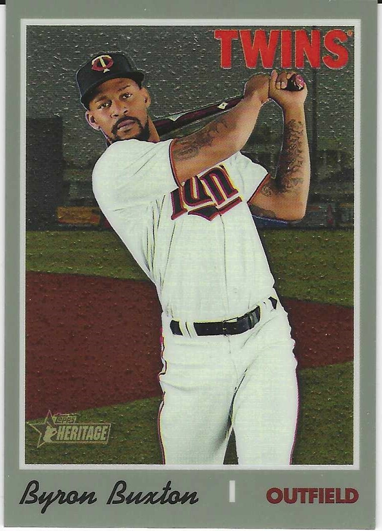 2019 Topps Heritage Chrome Baseball – #THC539 – BYRON BUXTON – 931/999