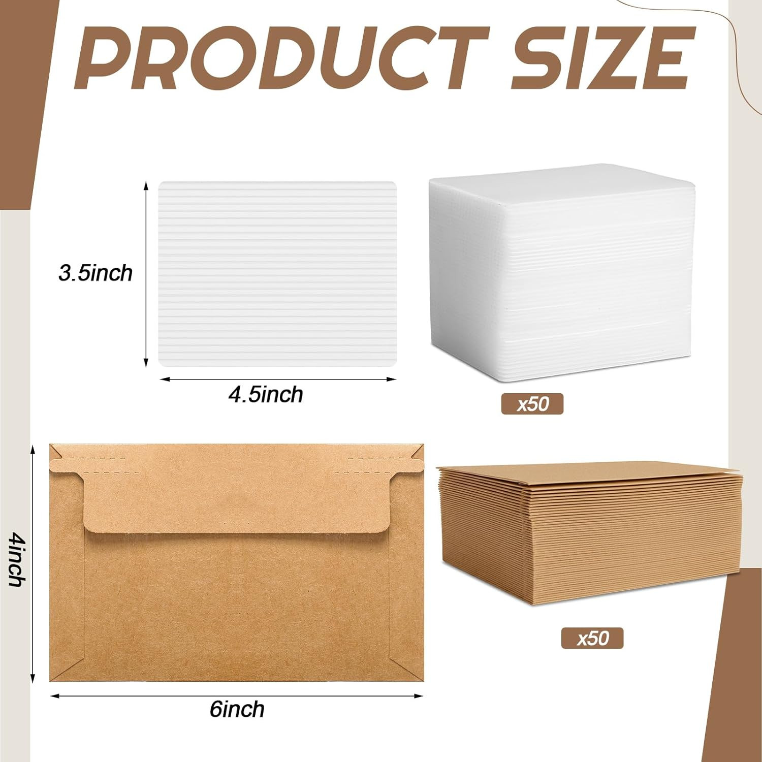 100 100 Pcs Trading Card Shipping Set 4 X 6” Trading Card Protector and Mailing