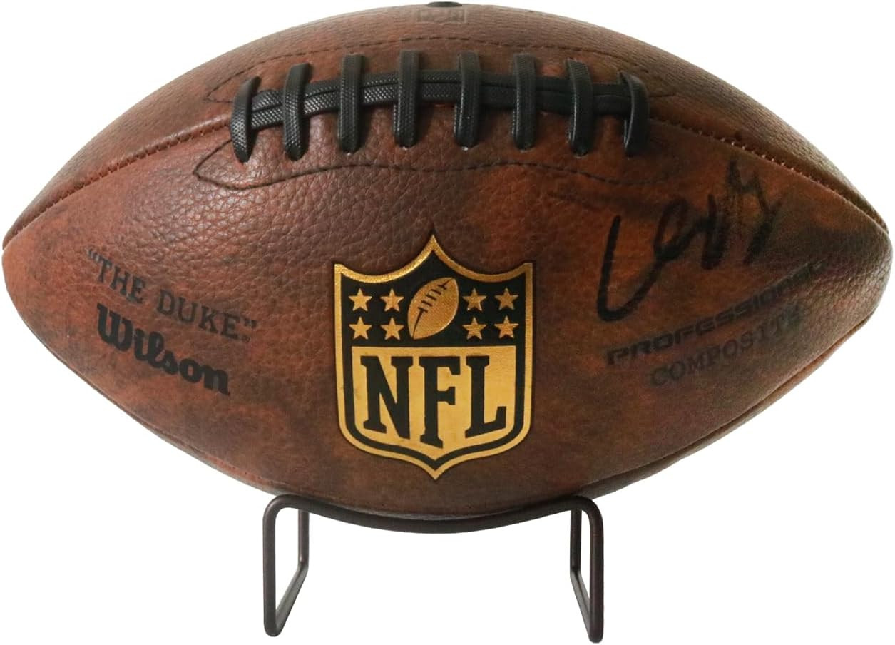 Metal Football Display Stand, Base Holder for Basketball, Bowling, Soccer, Vo…