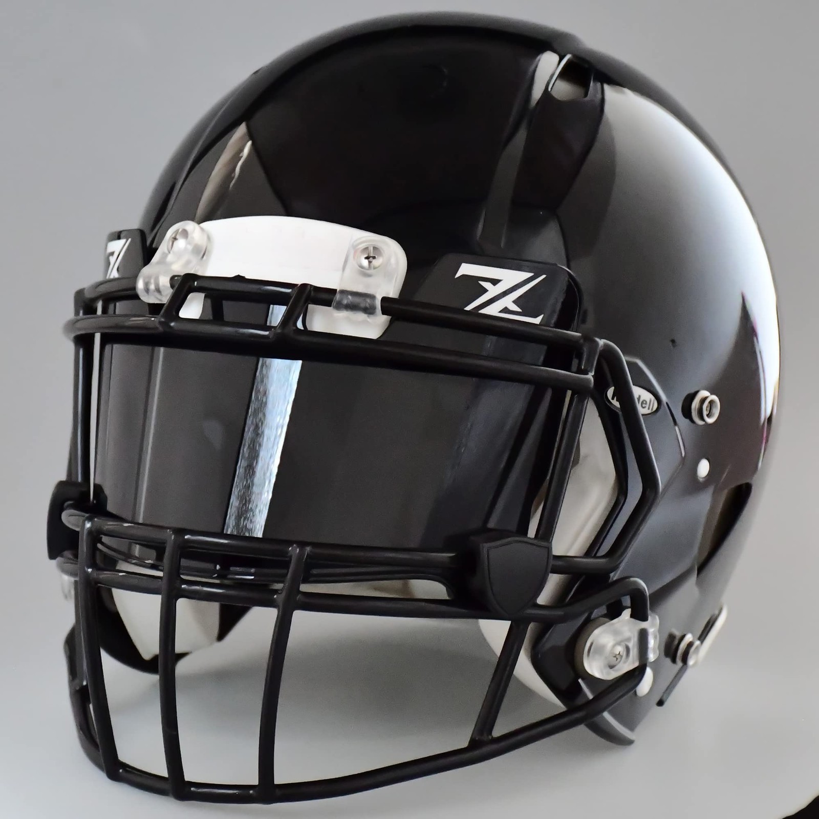 Football Visor for Youth and Adult Helmets – Tinted Black Shield