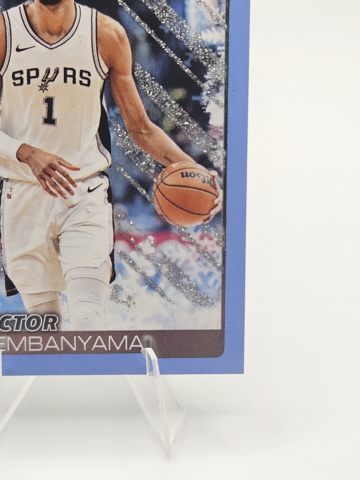 2025-26 Topps Holiday Victor Wembanyama #H156 Holiday Light Blue White RARE -MB