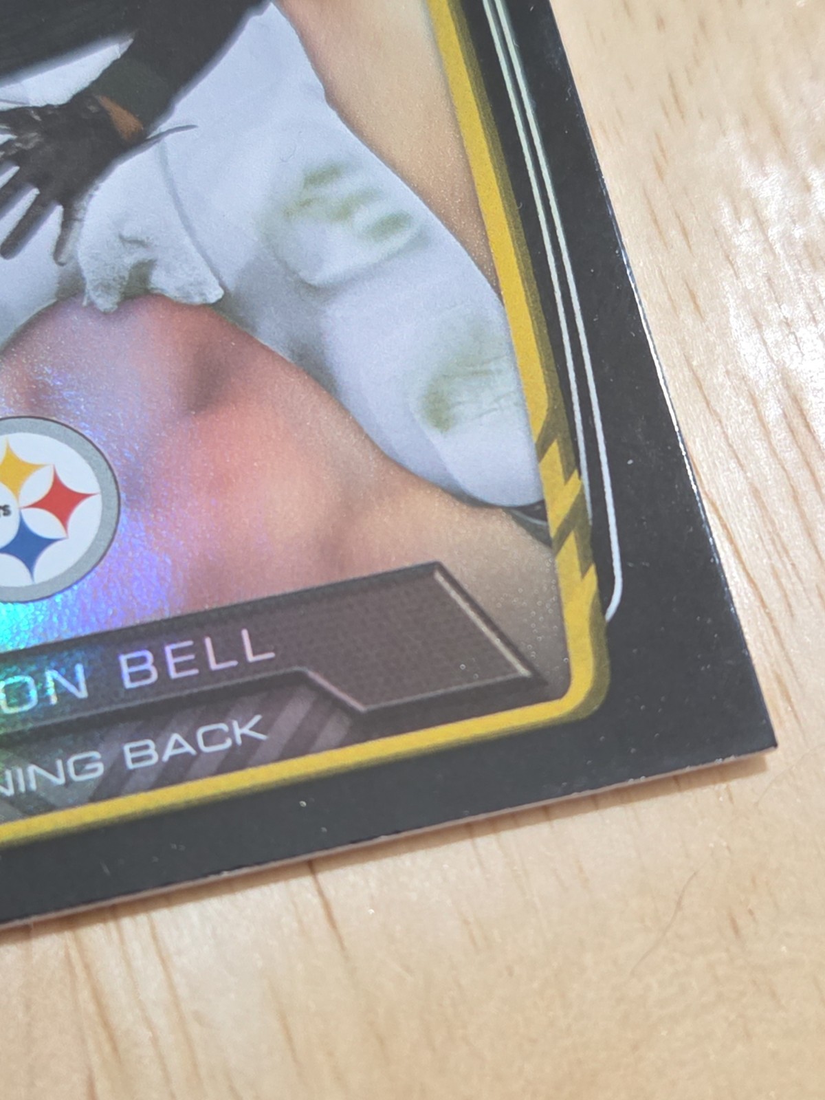 2013 Bowman LE’VEON BELL Black Rainbow Foil #123 Rookie Steelers SP