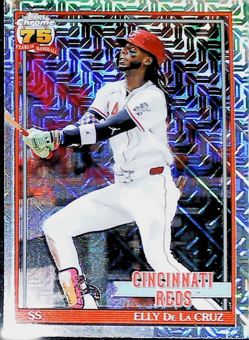 2026 TOPPS SERIES 1 SILVER PACK 1991 CHROME MOJO 91C-89 ELLY DE LA CRUZ REDS
