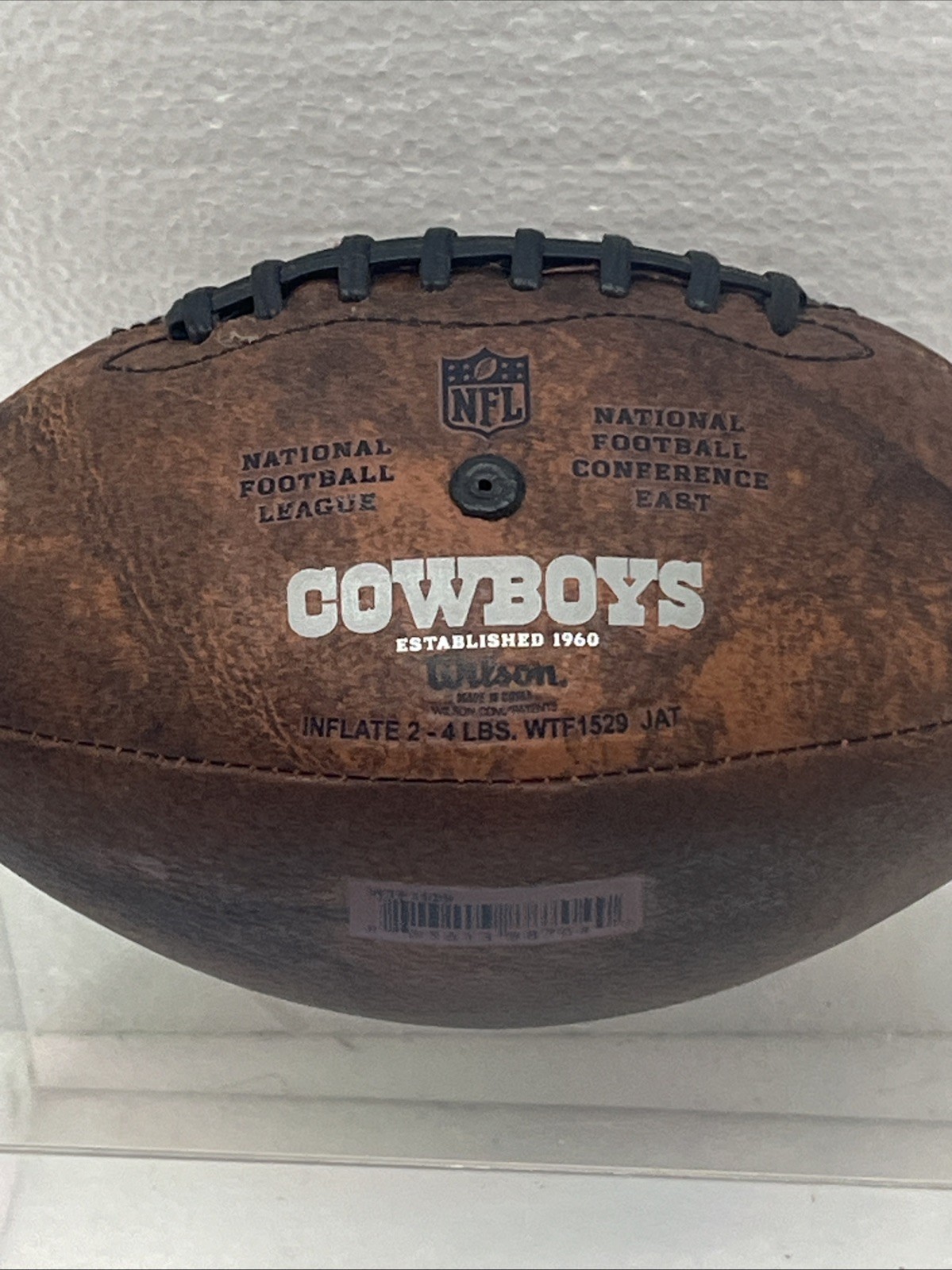 NEW Wilson NFC AFC Cowboys Logo Soft Touch Mini Football 9″ Licensed WTF1529