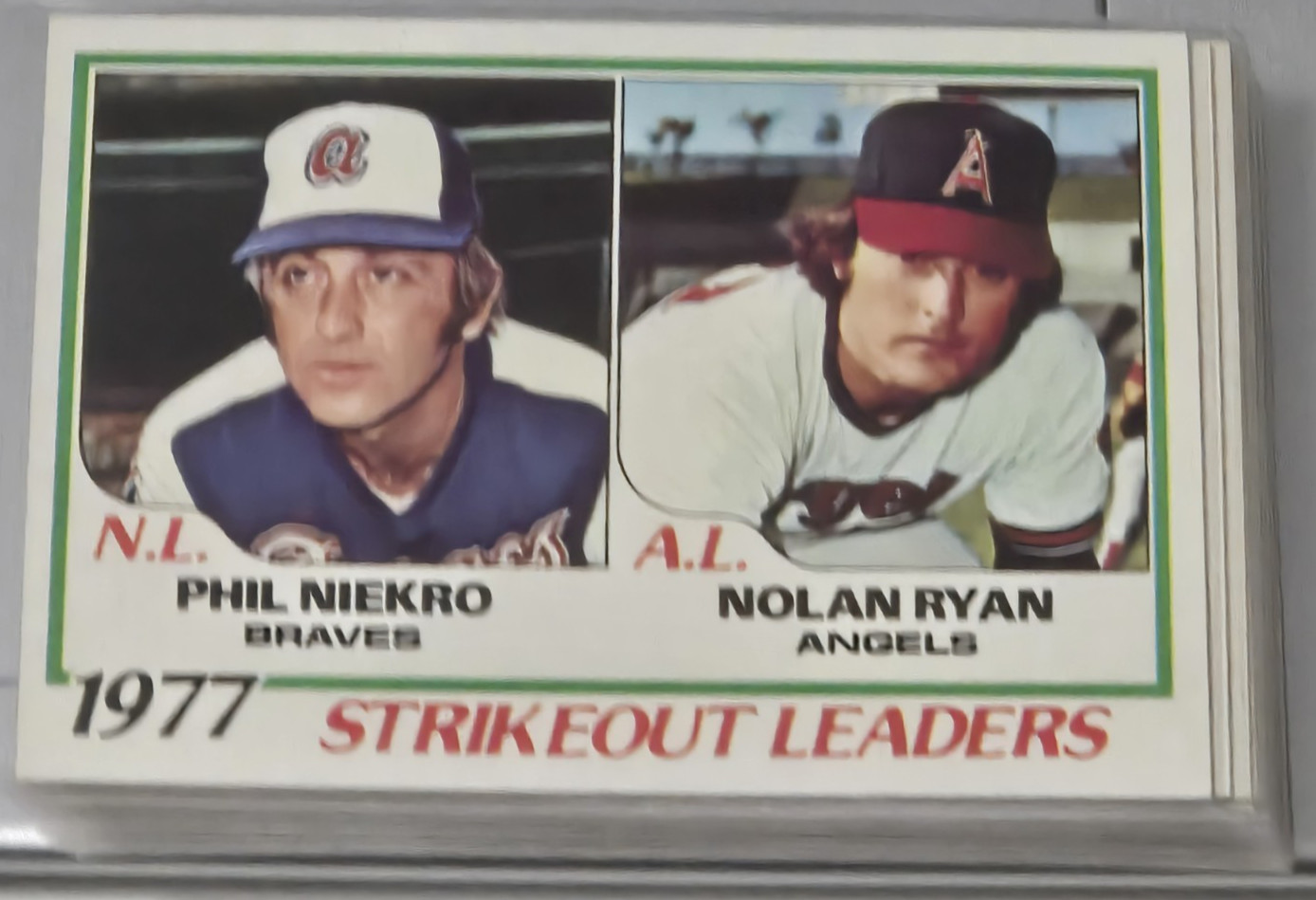 1978 TOPPS #206 PHIL NIEKRO BRAVES & NOLAN RYAN ANGELS Qty