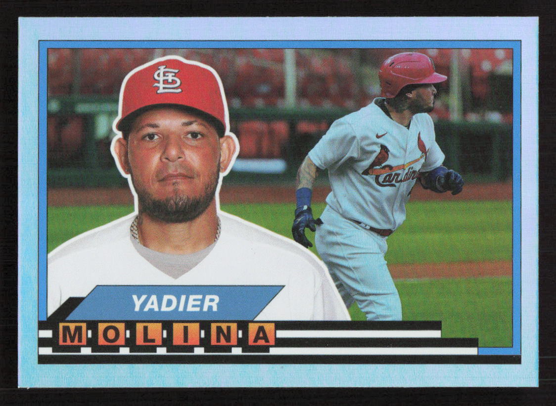 2021 Topps Archives Yadier Molina 1989 Topps Big Foil #89BF-22 Card