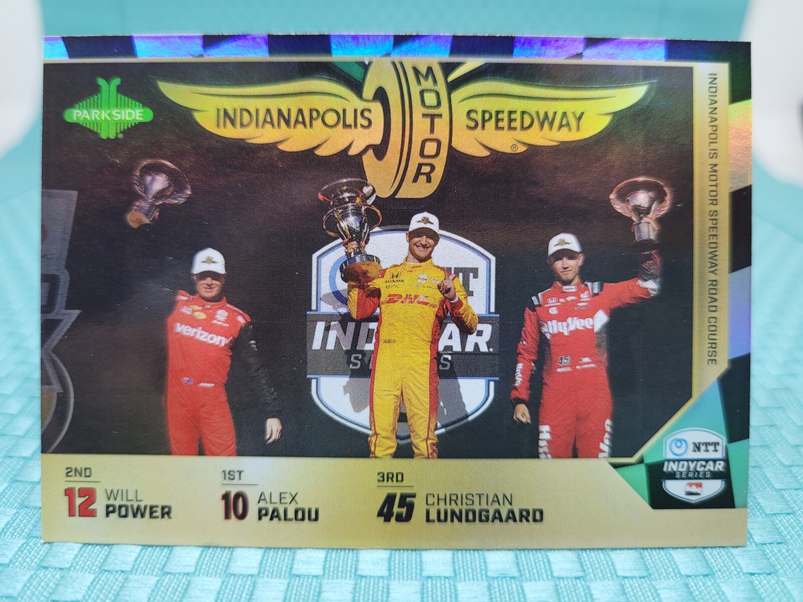 2025 Parkside Indycar NTT Checkered Flag Foil Singles